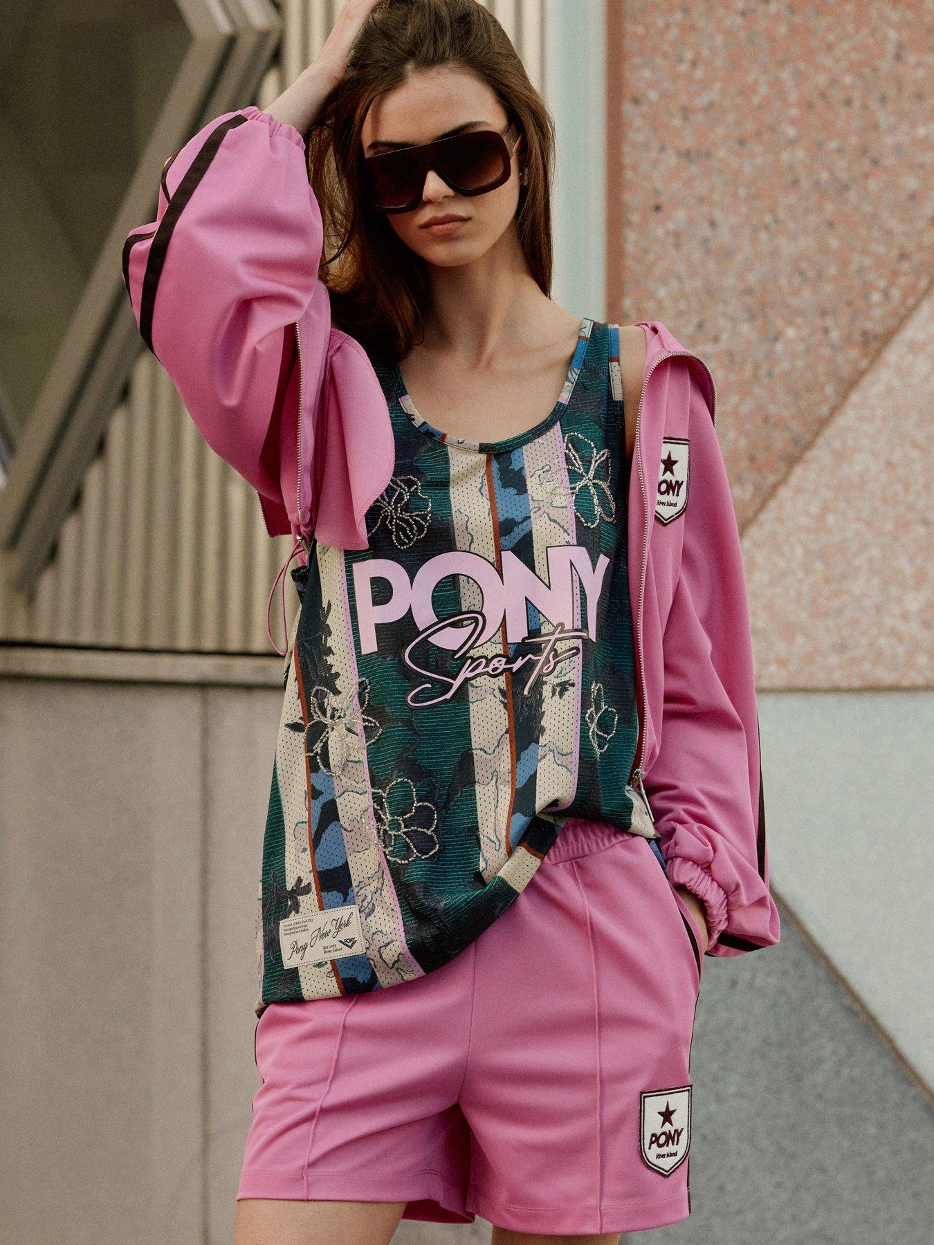 River Island Pony Floral Print Tank Top