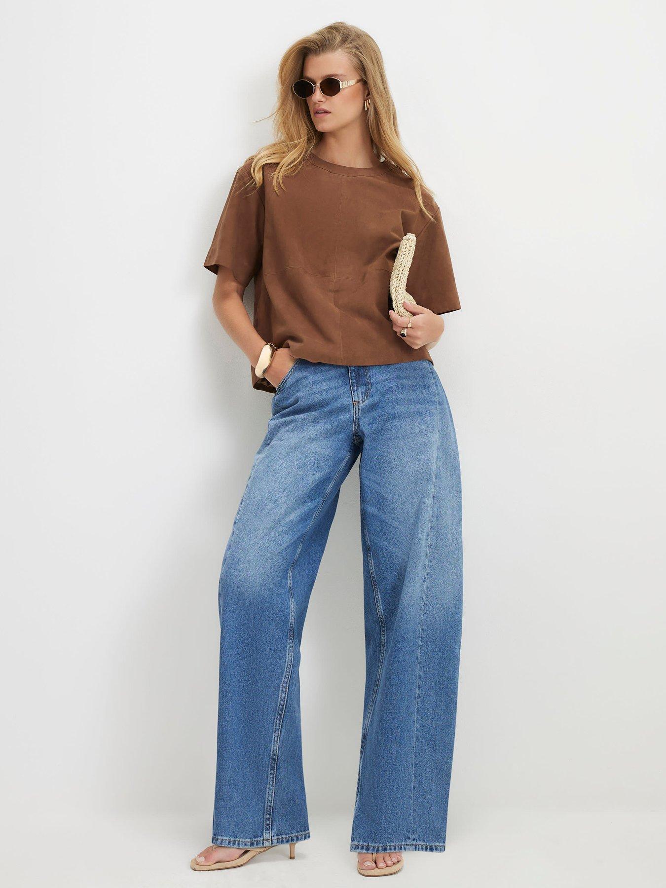 River Island Oversized Barrel Leg Jeans