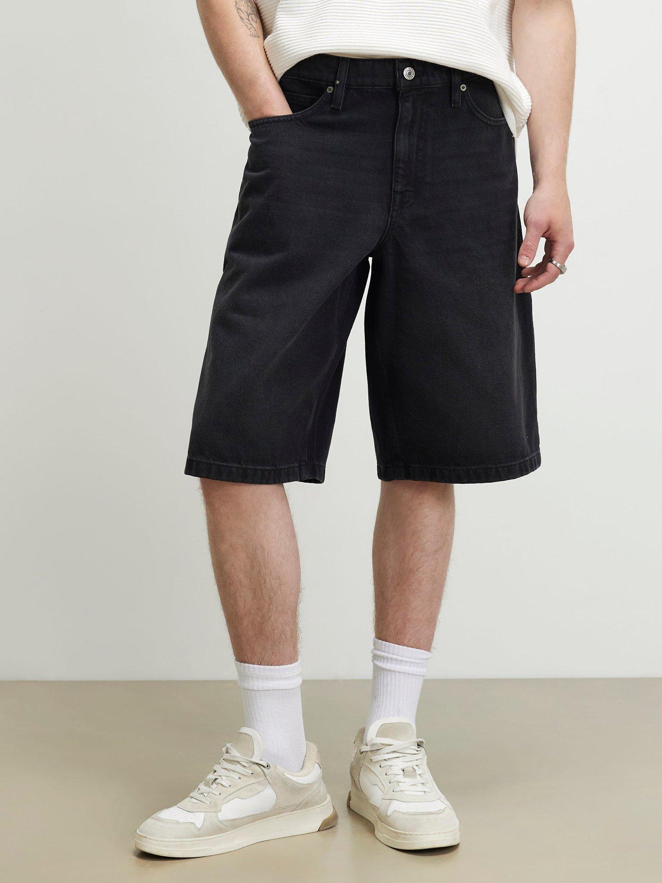 River Island Washed Denim Jorts