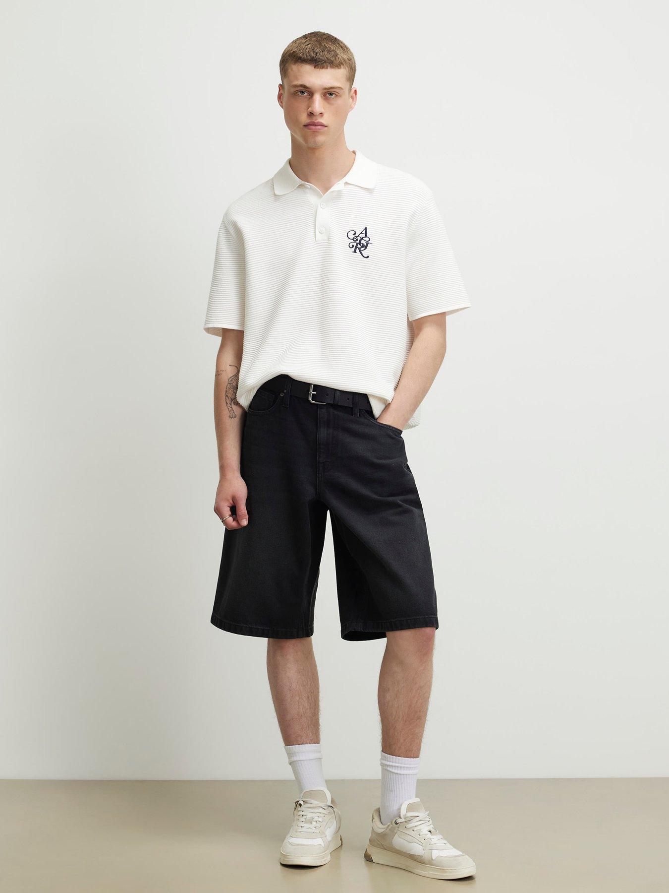 Image 3 of 4 of River Island Washed Denim Jorts