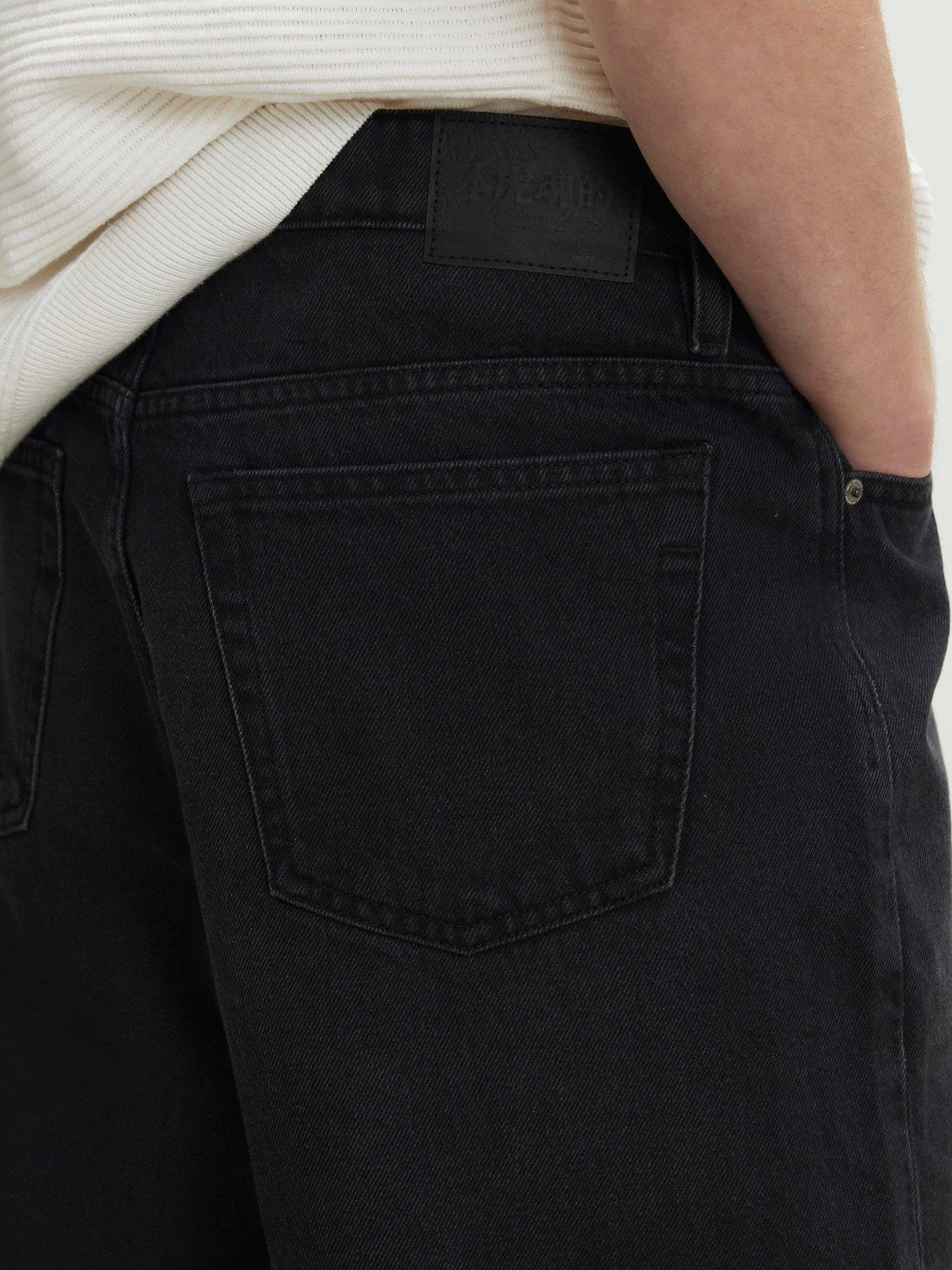 Image 4 of 4 of River Island Washed Denim Jorts