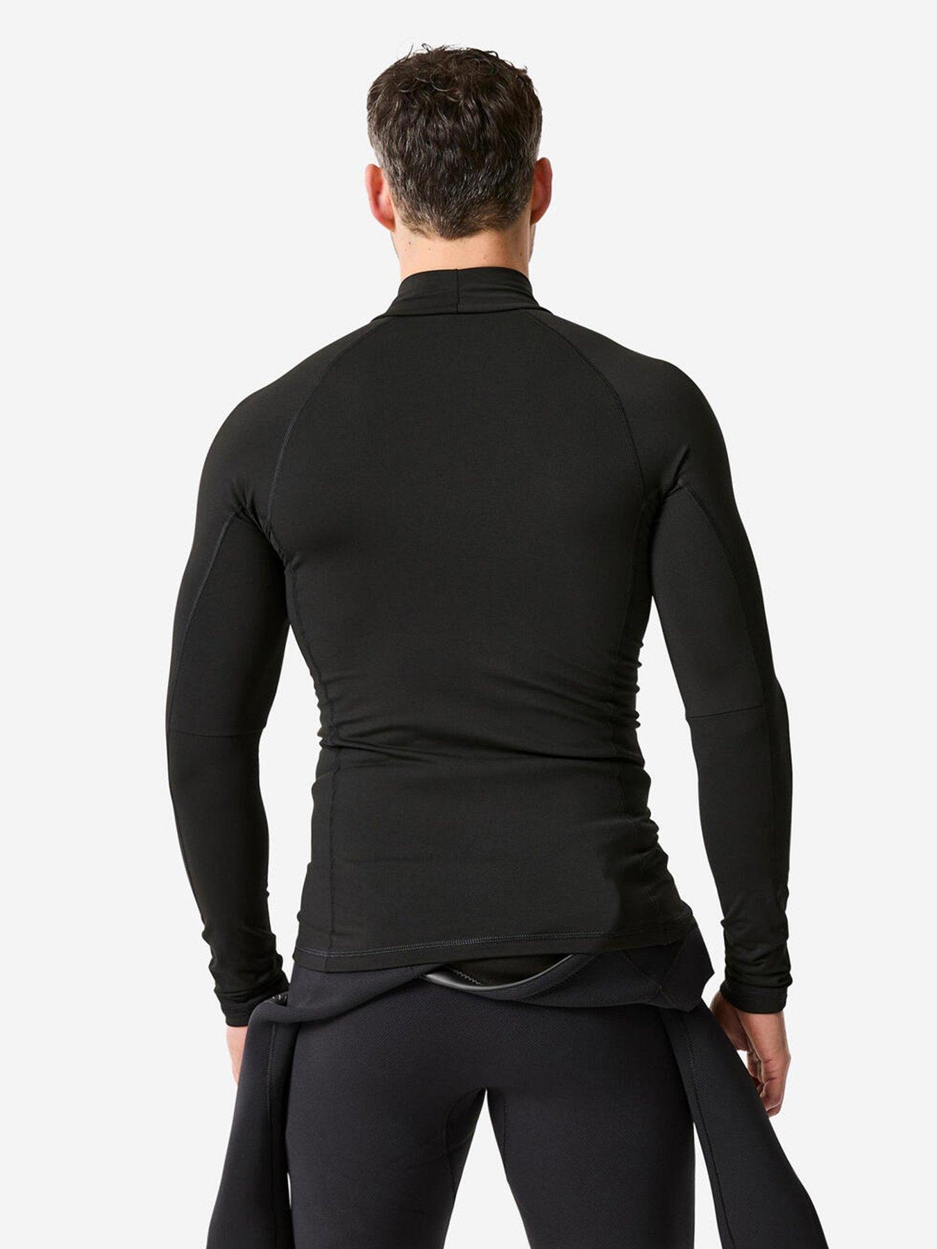 Image 2 of 5 of Decathlon Long Sleeve Fleece Top Surf 900 - Black