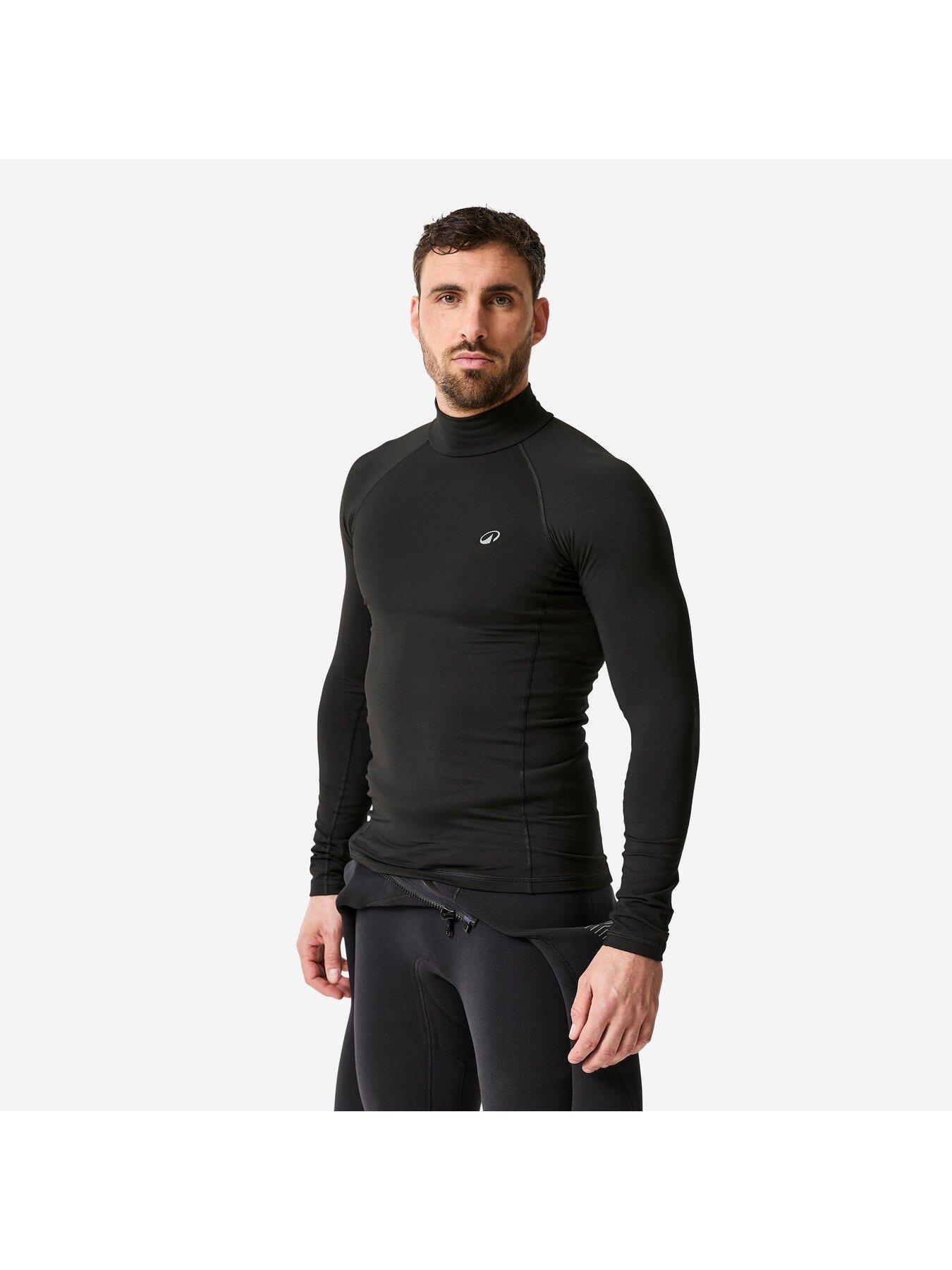 Image 3 of 5 of Decathlon Long Sleeve Fleece Top Surf 900 - Black