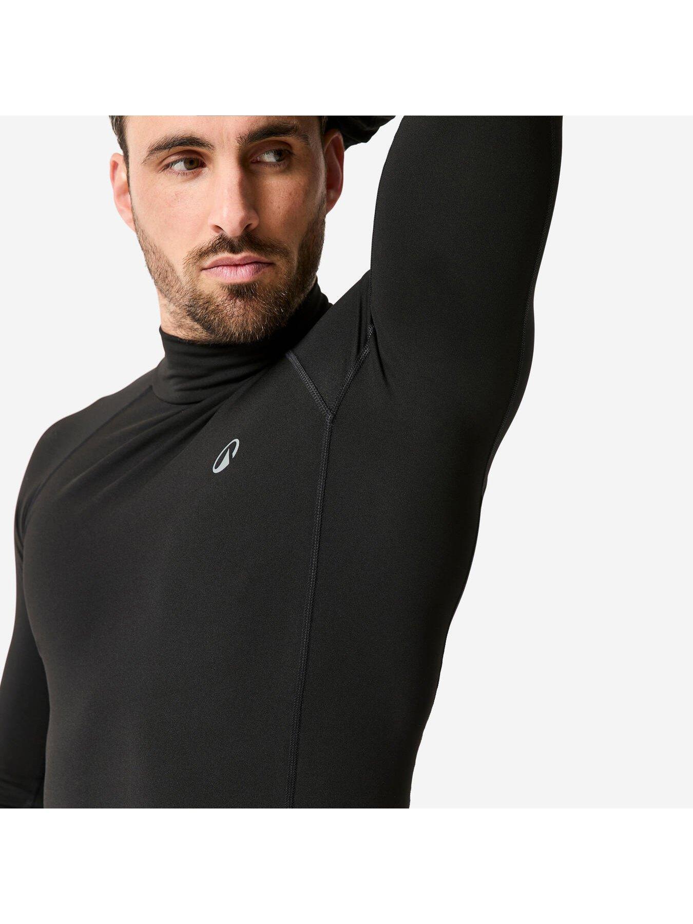 Image 4 of 5 of Decathlon Long Sleeve Fleece Top Surf 900 - Black