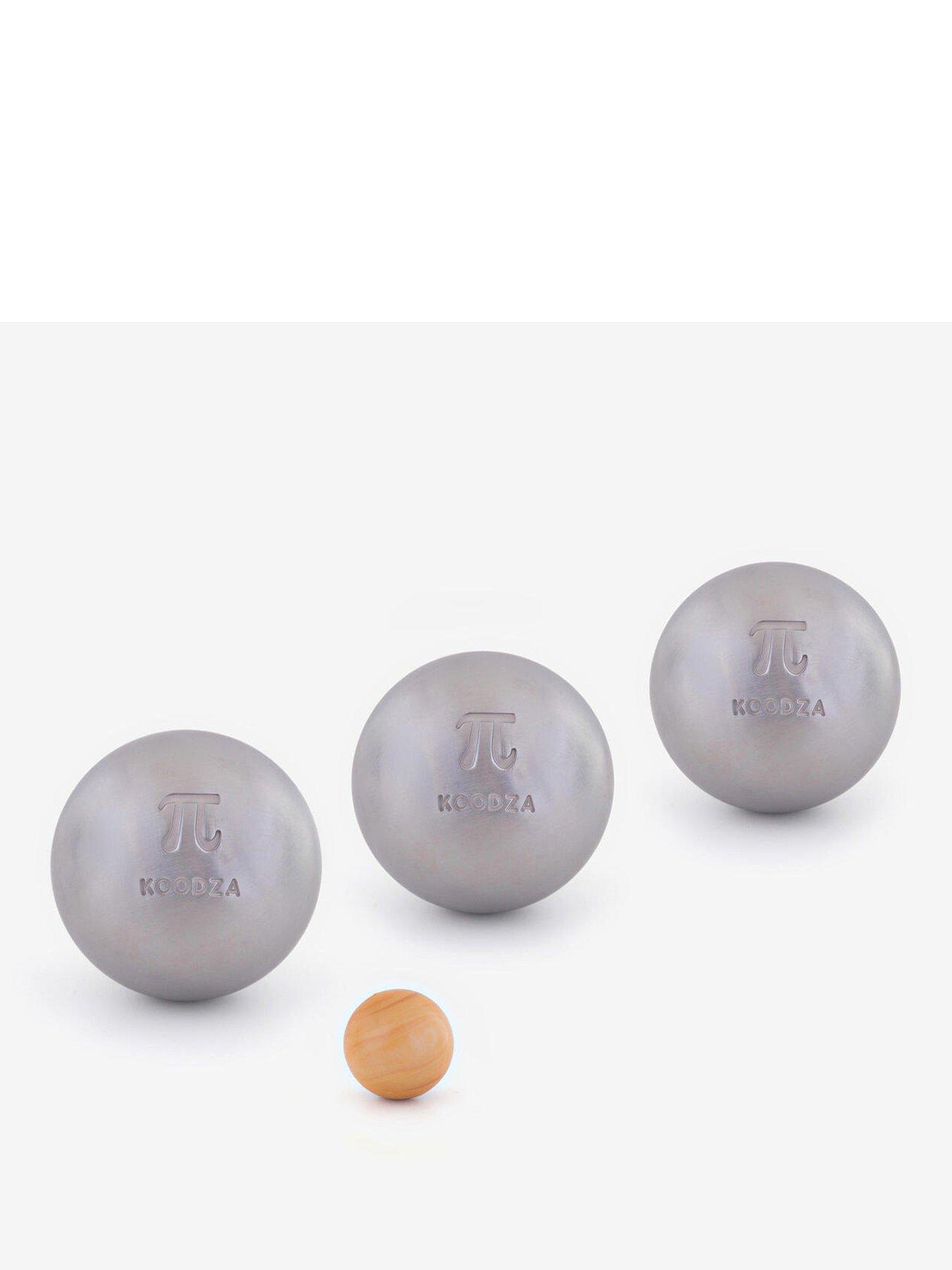 Decathlon 3 Semi-Soft Stainless Steel Competition Petanque Boules