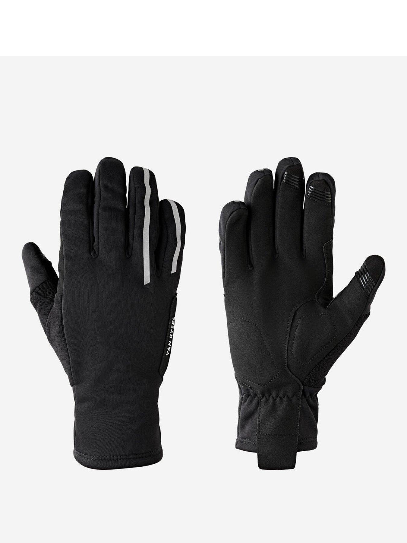 Decathlon Smartphone-compatible thermal cycling gloves - Black