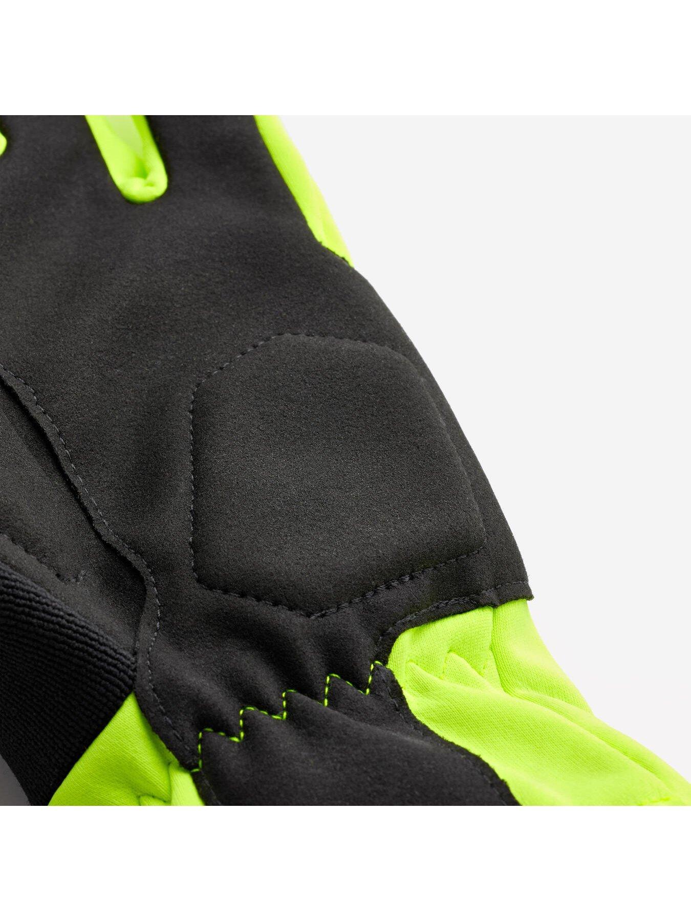 Image 5 of 6 of Decathlon Smartphone-compatible thermal cycling gloves, - Yellow