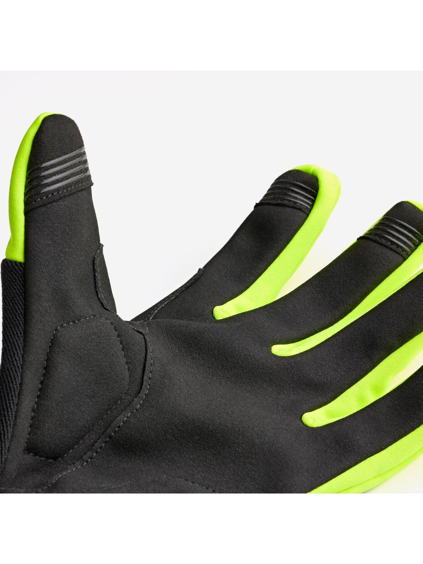 Image 6 of 6 of Decathlon Smartphone-compatible thermal cycling gloves, - Yellow