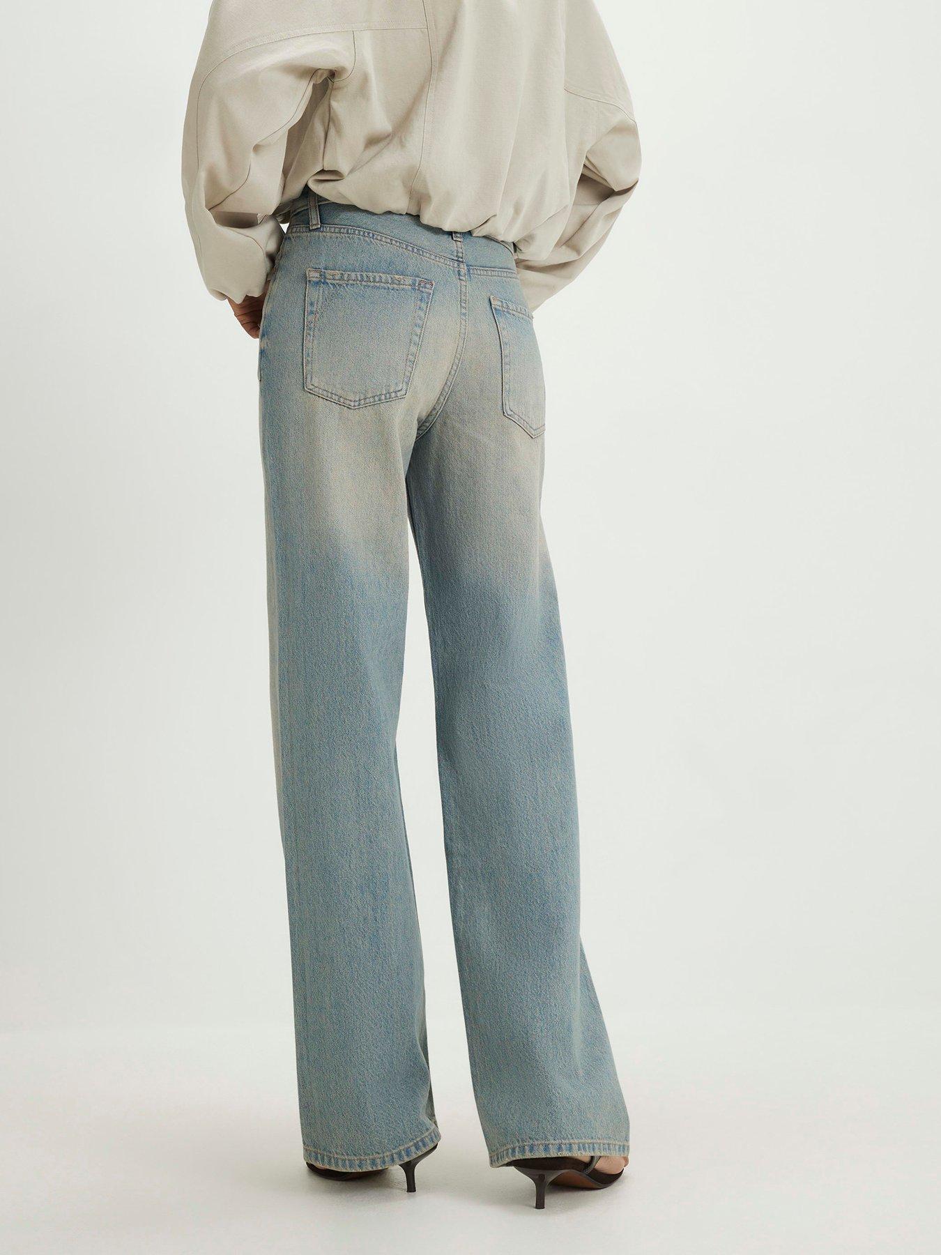 Image 2 of 4 of River Island Relaxed Straight Leg Jeans