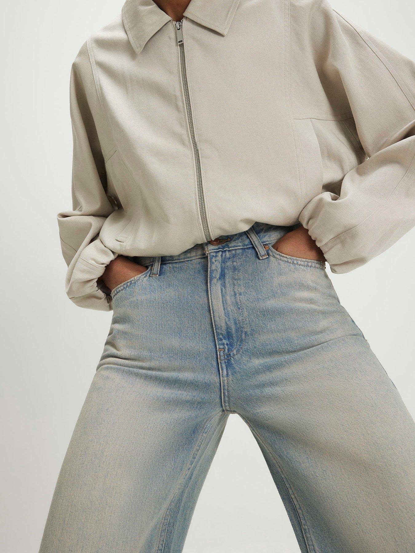 Image 4 of 4 of River Island Relaxed Straight Leg Jeans