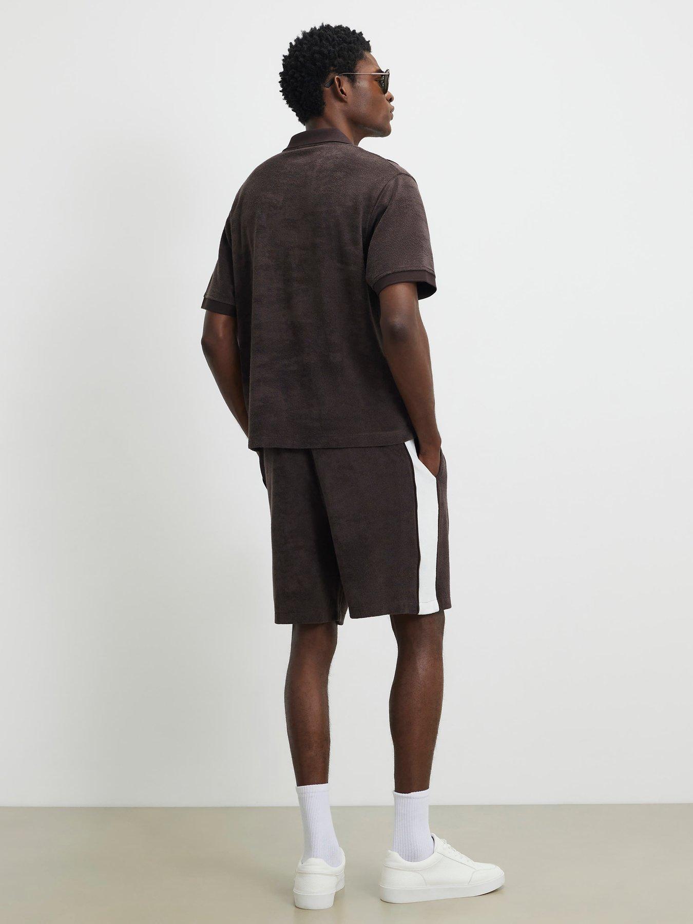 Image 2 of 4 of River Island Regular Fit Towelling Shorts