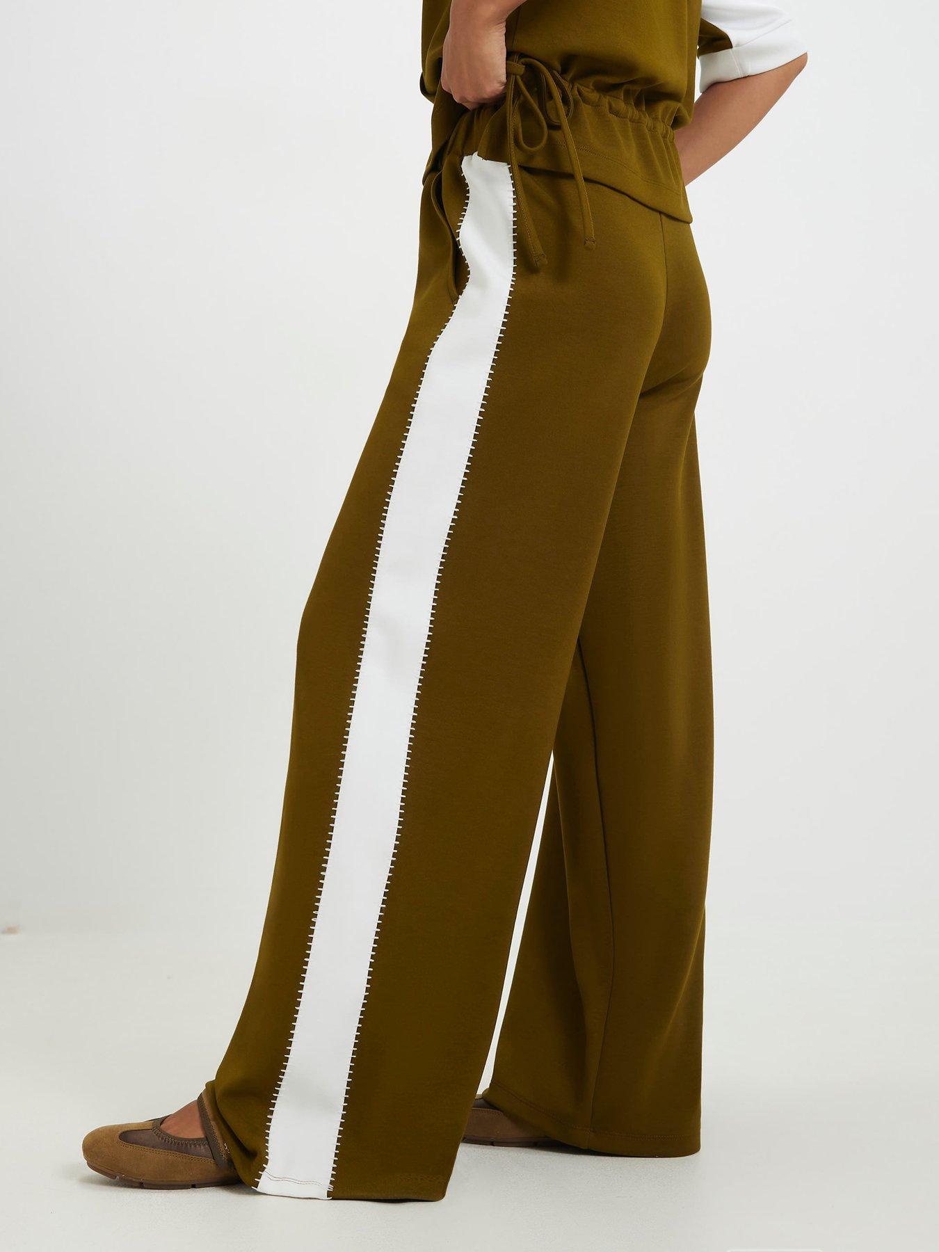 River Island Petite Premium Blocked Wide Trousers