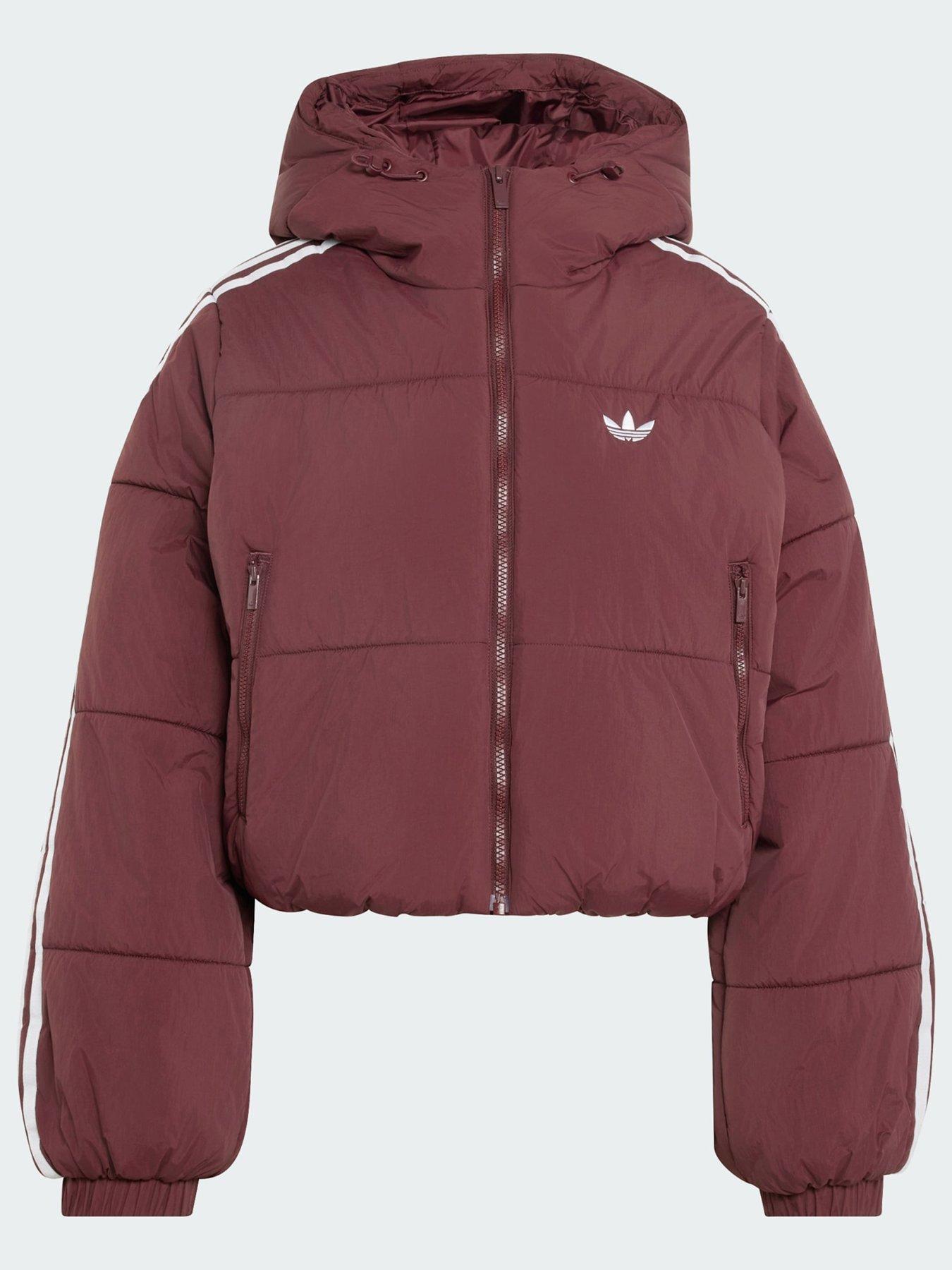 Image 5 of 5 of adidas Originals Adicolour Cropped Hooded Puffer Jacket&nbsp;