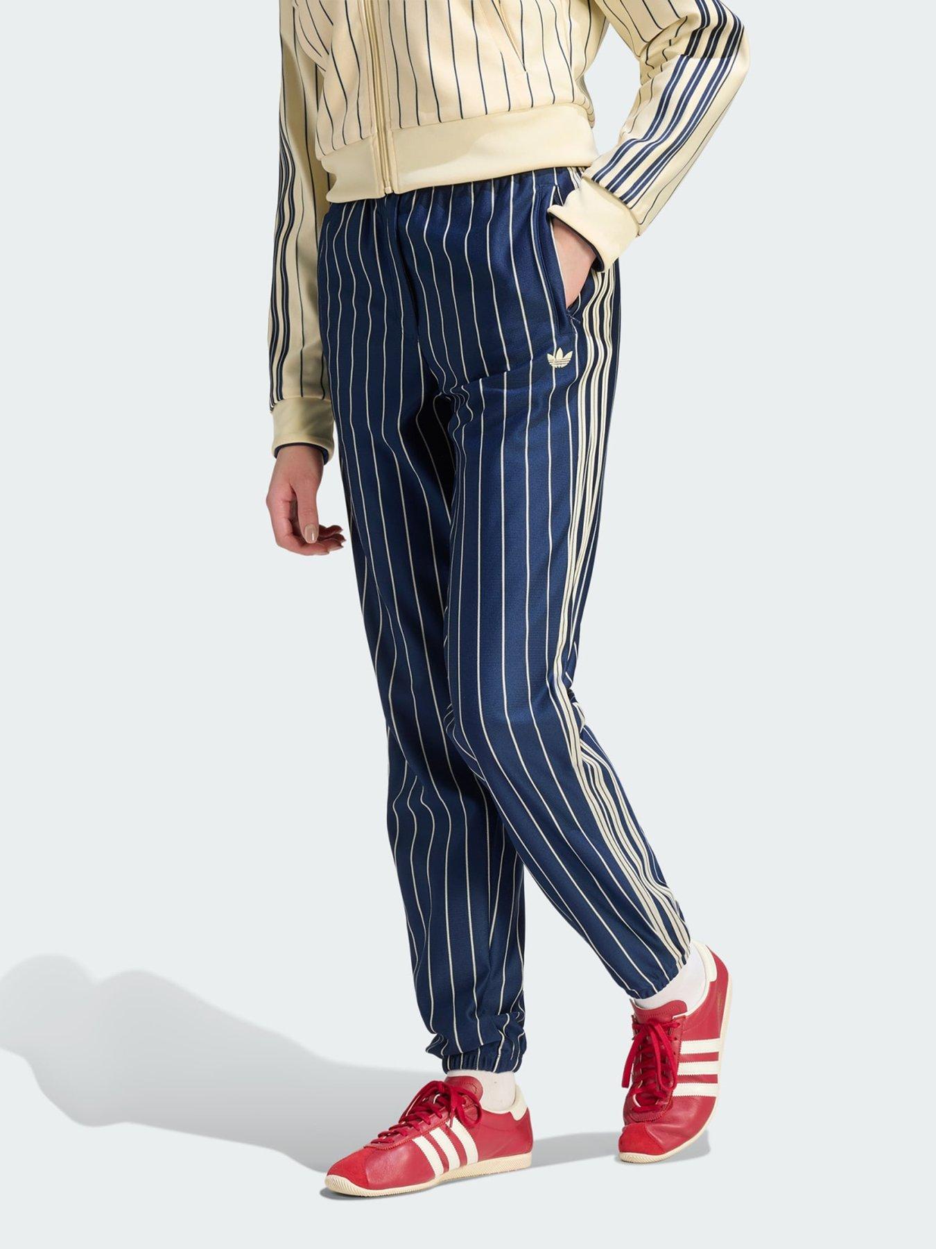 Image 1 of 5 of adidas Originals PINSTRIPE FIREBIRD TRACK PANT