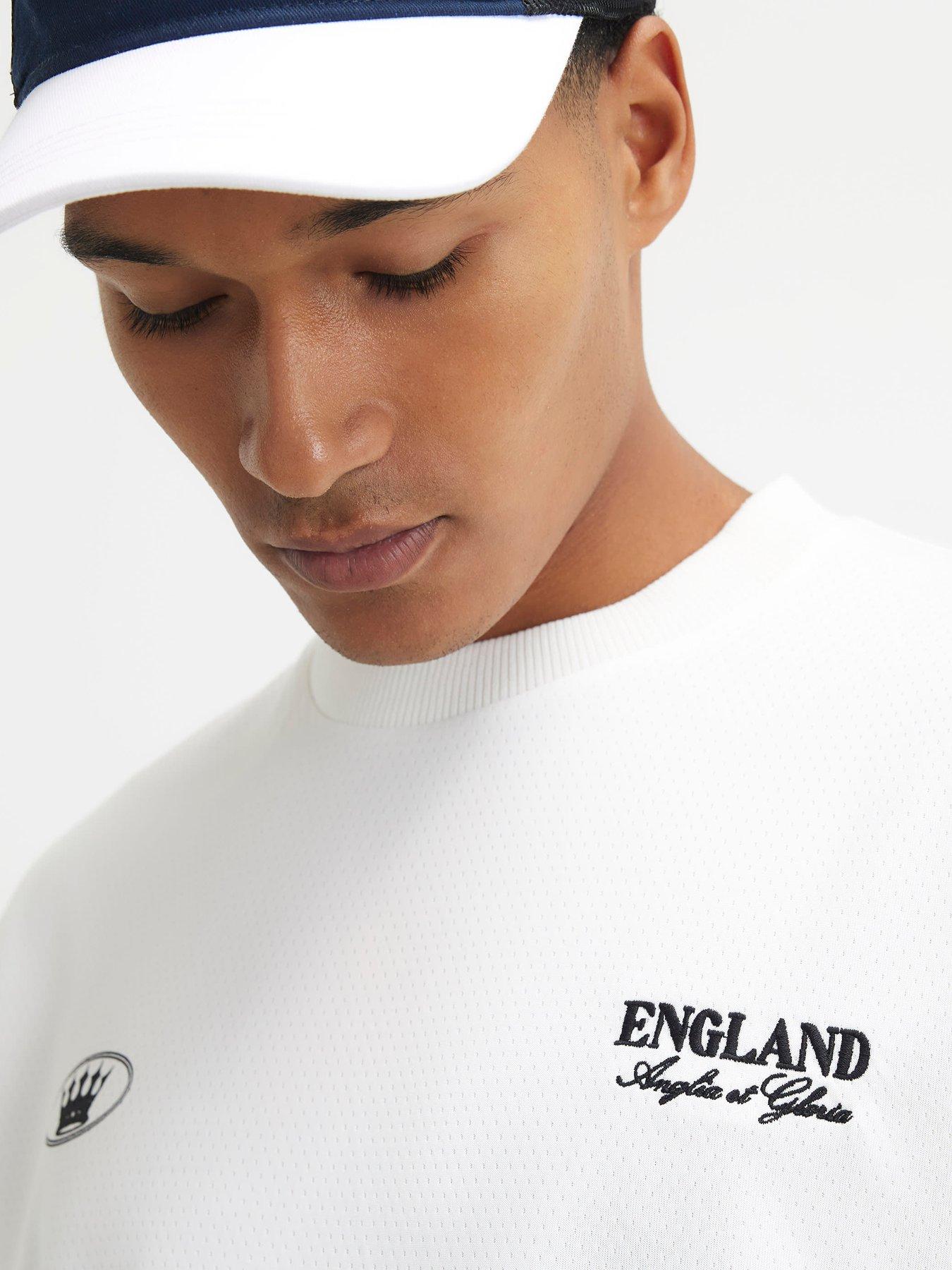 Image 4 of 4 of River Island Oversized Fit England Gothic T-shirt