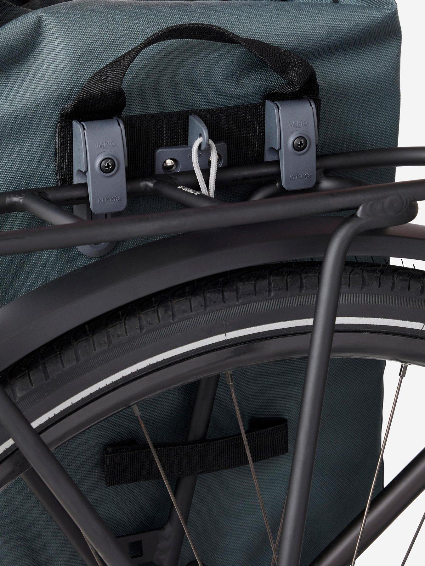 Image 5 of 5 of Decathlon Waterproof Bike Bag for Pannier Rack 500 - Dark Grey