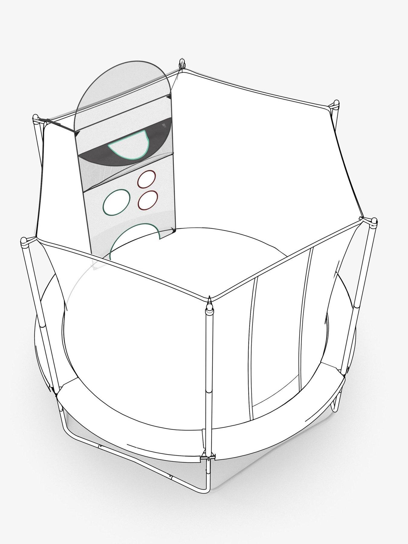 Image 2 of 6 of Decathlon Trampoline Game Ball Target