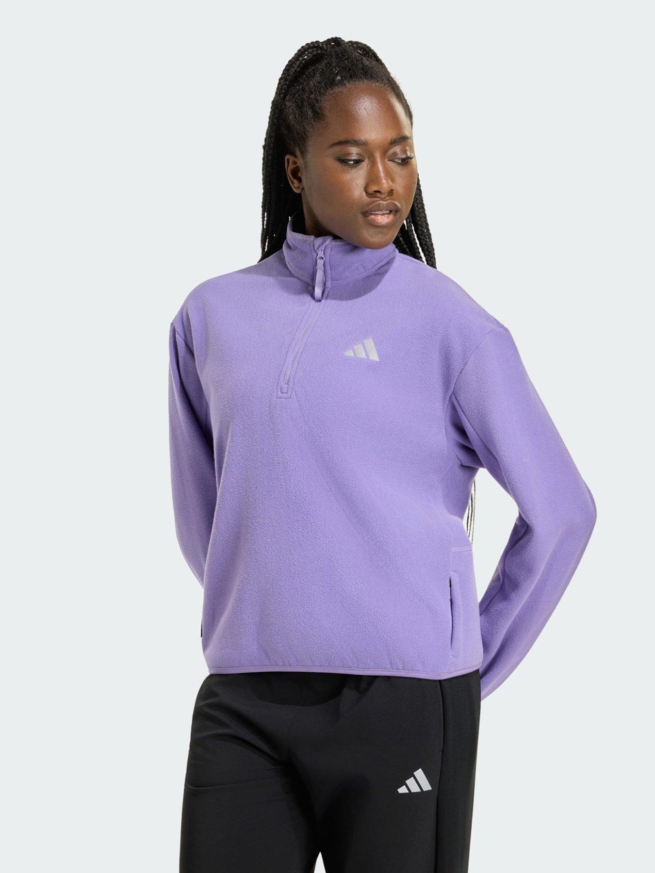 adidas ADI365 Running Essentials Winterized Fleece Half-Zip