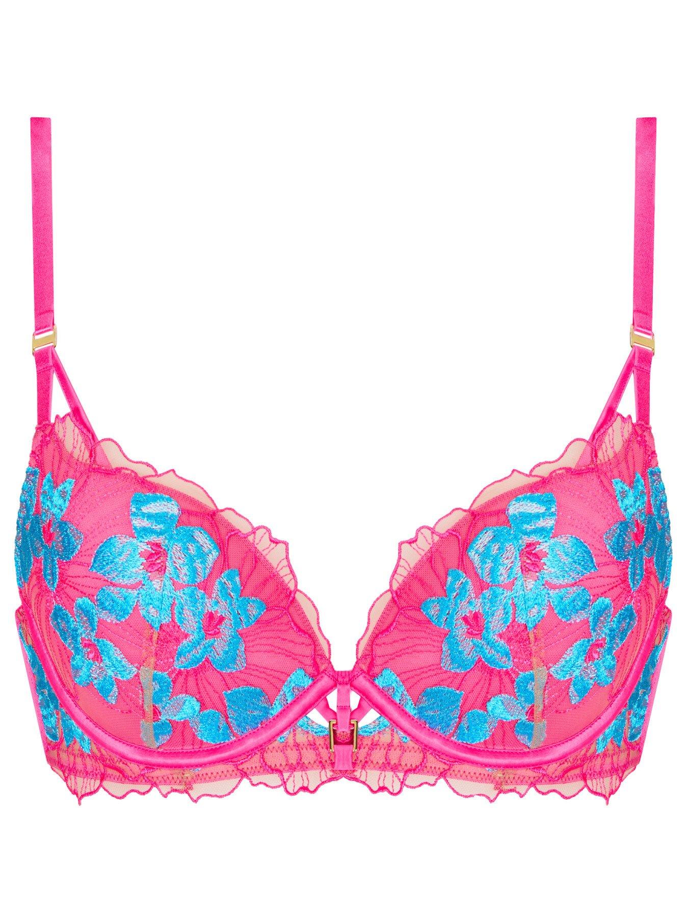 Image 4 of 4 of Ann Summers Ambitious Embroidered Padded Plunge Bra