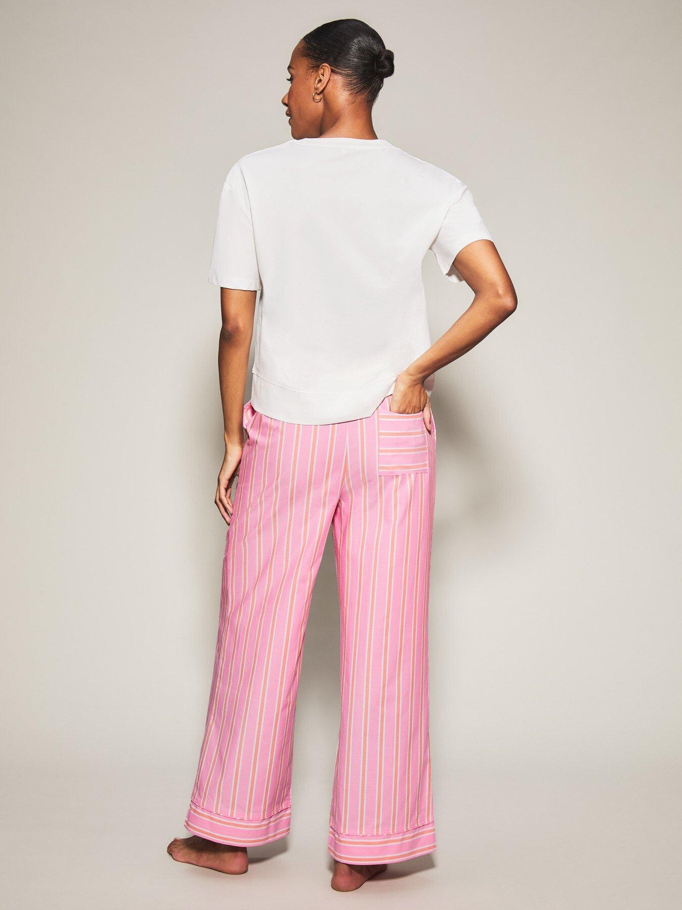 Image 2 of 6 of Knickerbox Knickerbox Lobster Stripe Pyjama T-Shirt &amp; Trouser Set