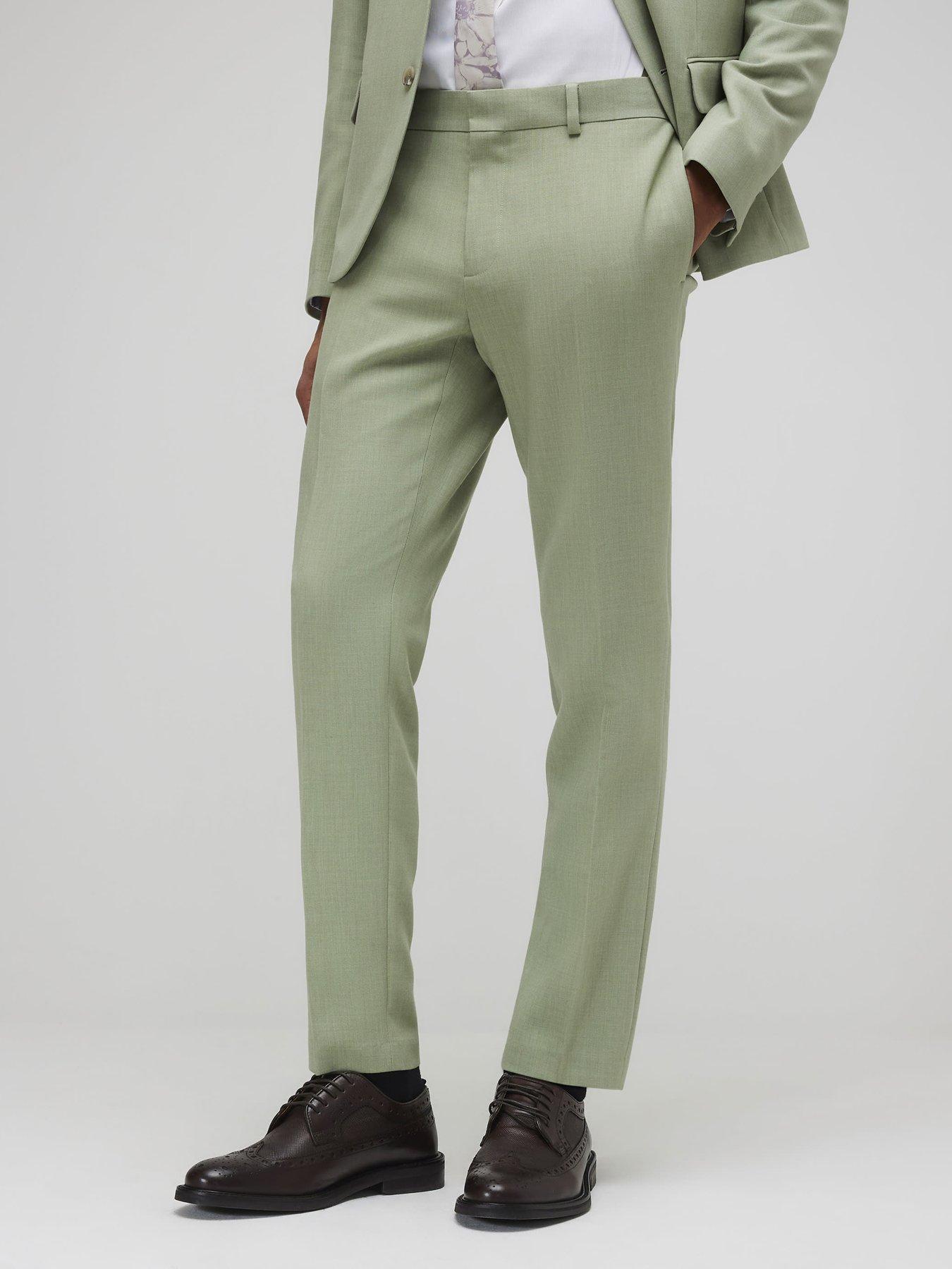 River Island Skinny Fit Tailored Suit Trousers