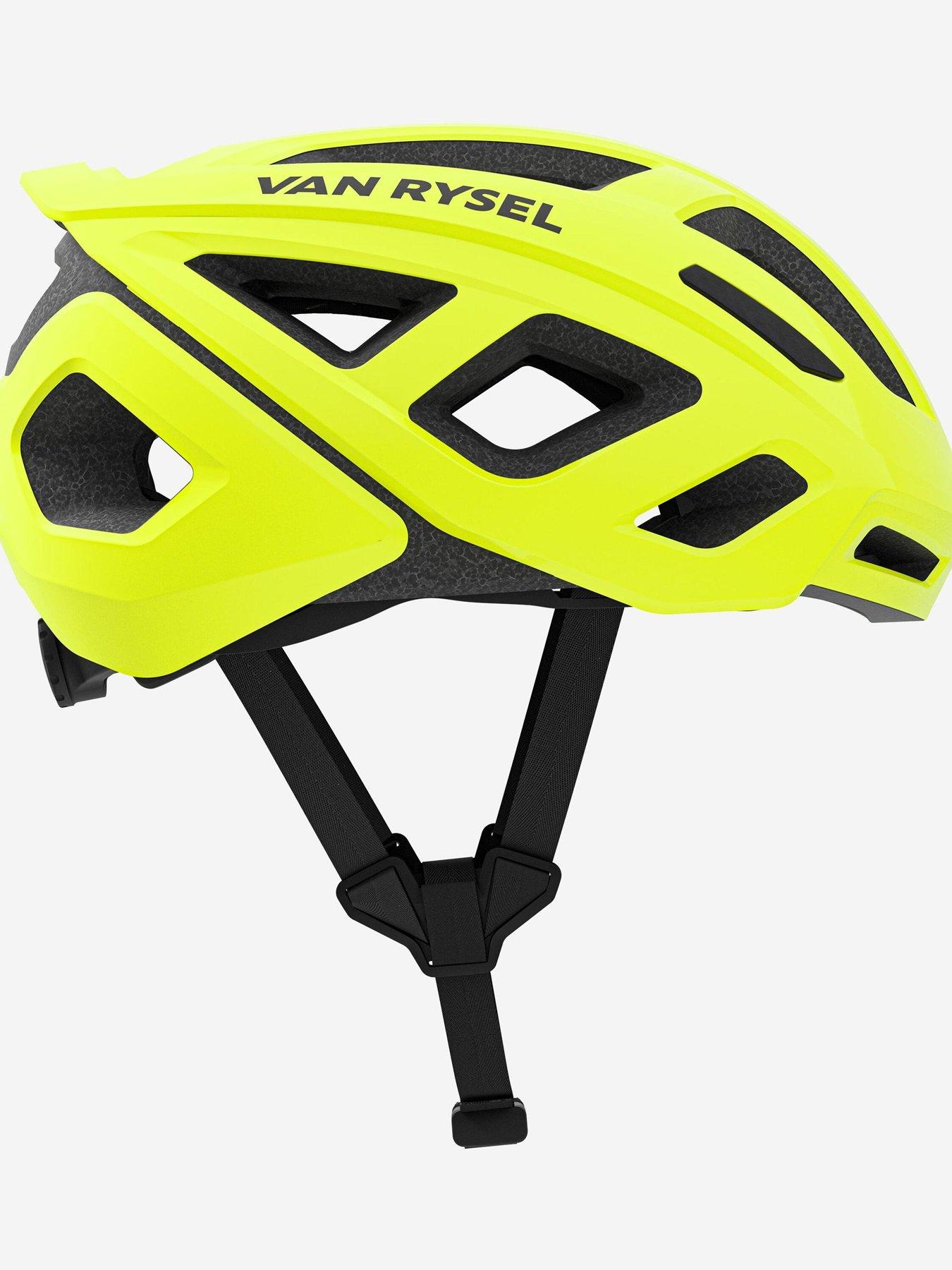 Image 3 of 6 of Decathlon RoadR 500 Road Cycling Helmet - Neon Yellow