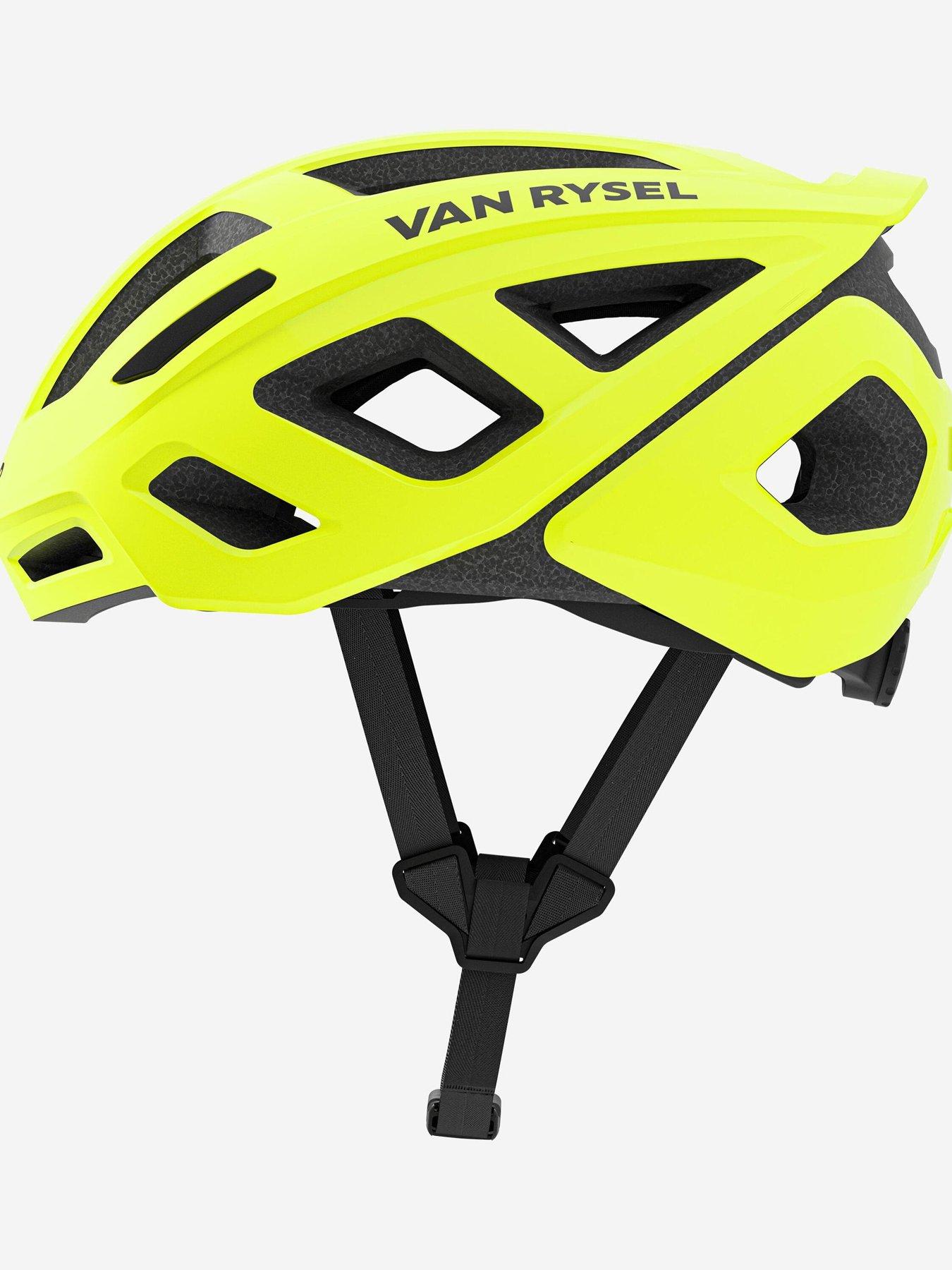 Image 4 of 6 of Decathlon RoadR 500 Road Cycling Helmet - Neon Yellow
