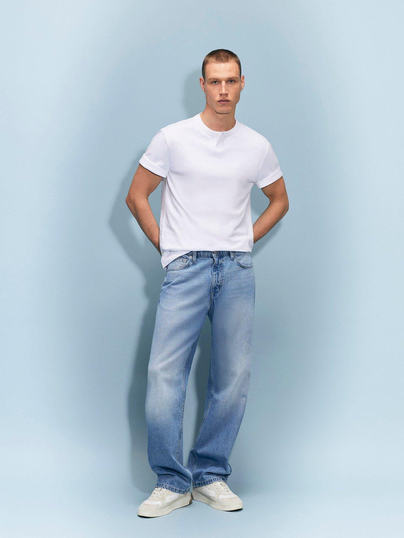 River Island Loose Fit Jeans - Blue