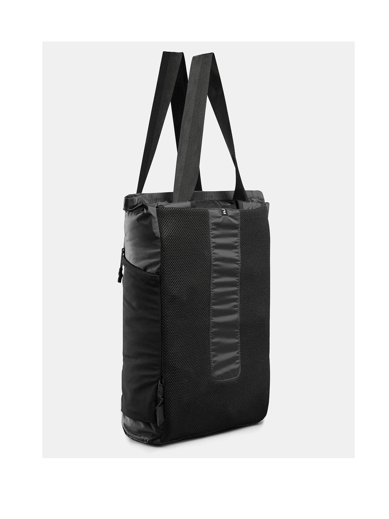 Decathlon Compact 15 L 2-in-1 tote bag - Black