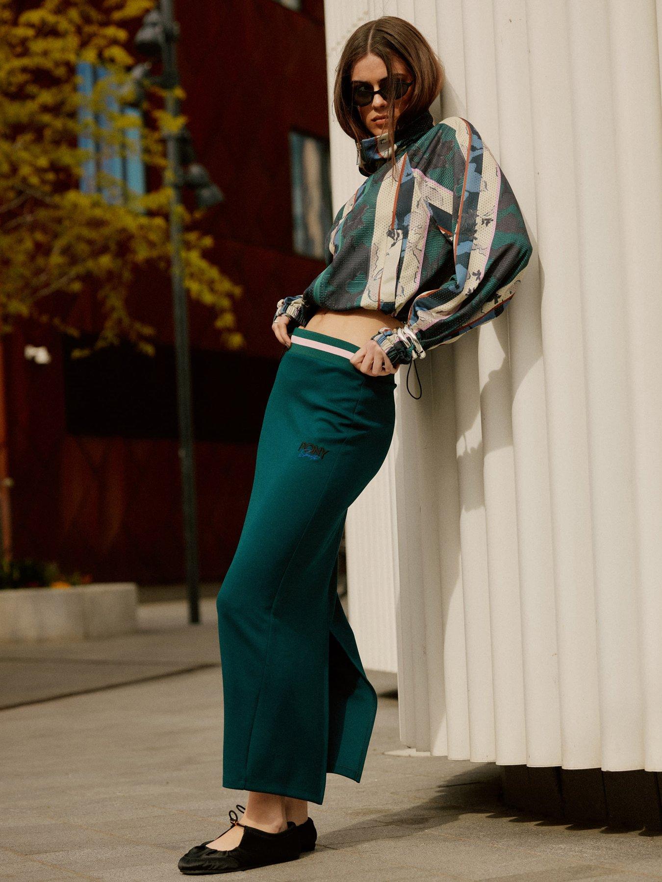 River Island Pony Tipped Maxi Skirt - Green