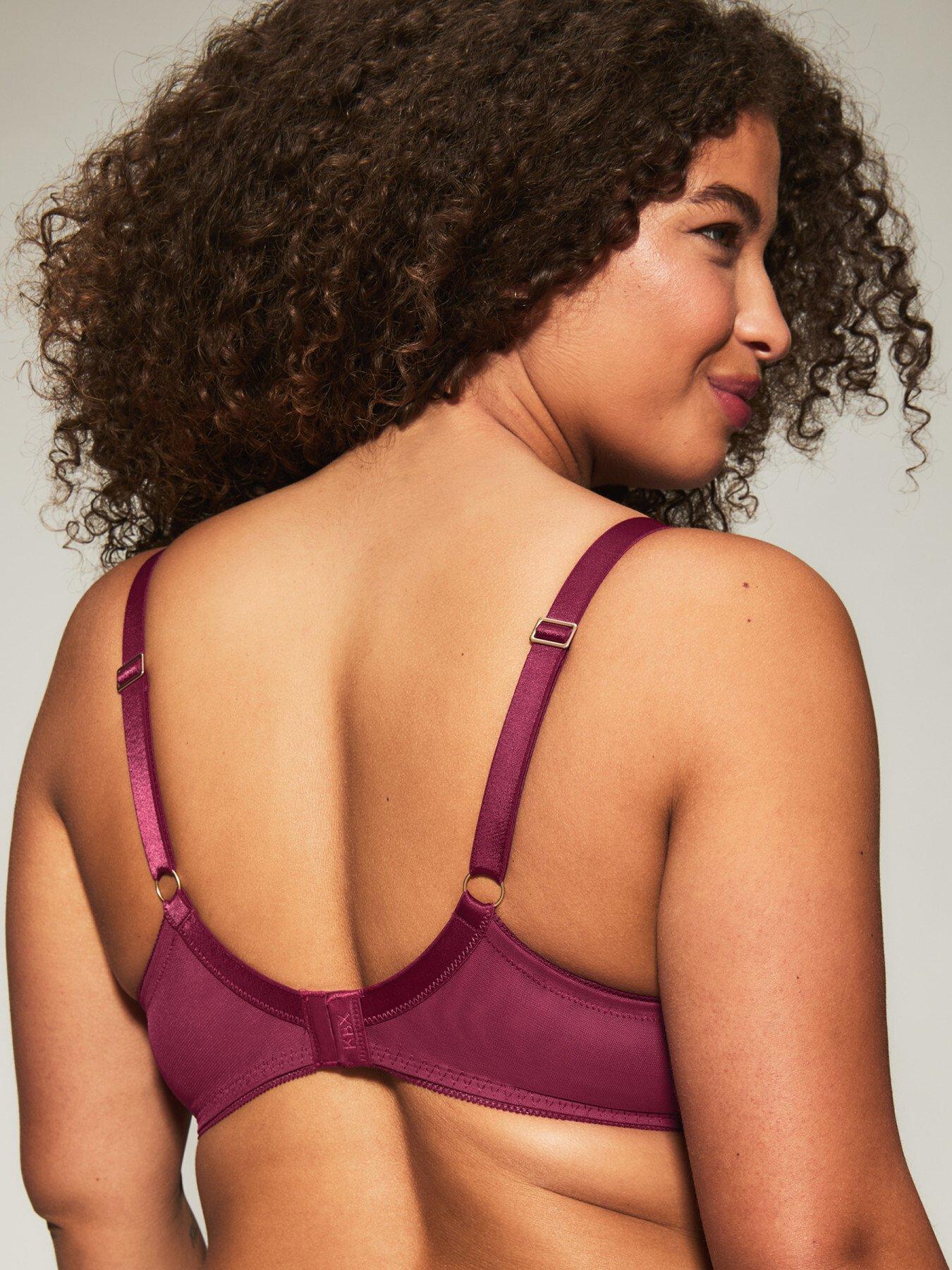 Image 2 of 3 of Knickerbox Aria Embroidered Non Padded Plunge Bra