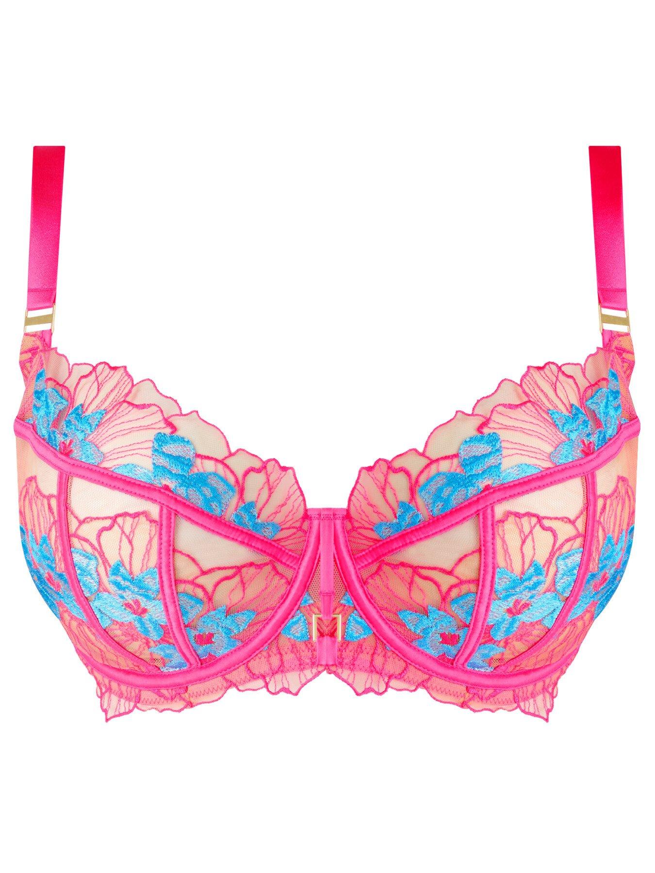 Image 4 of 4 of Ann Summers Ambitious Embroidered Non Padded Fuller Bust Balcony Bra