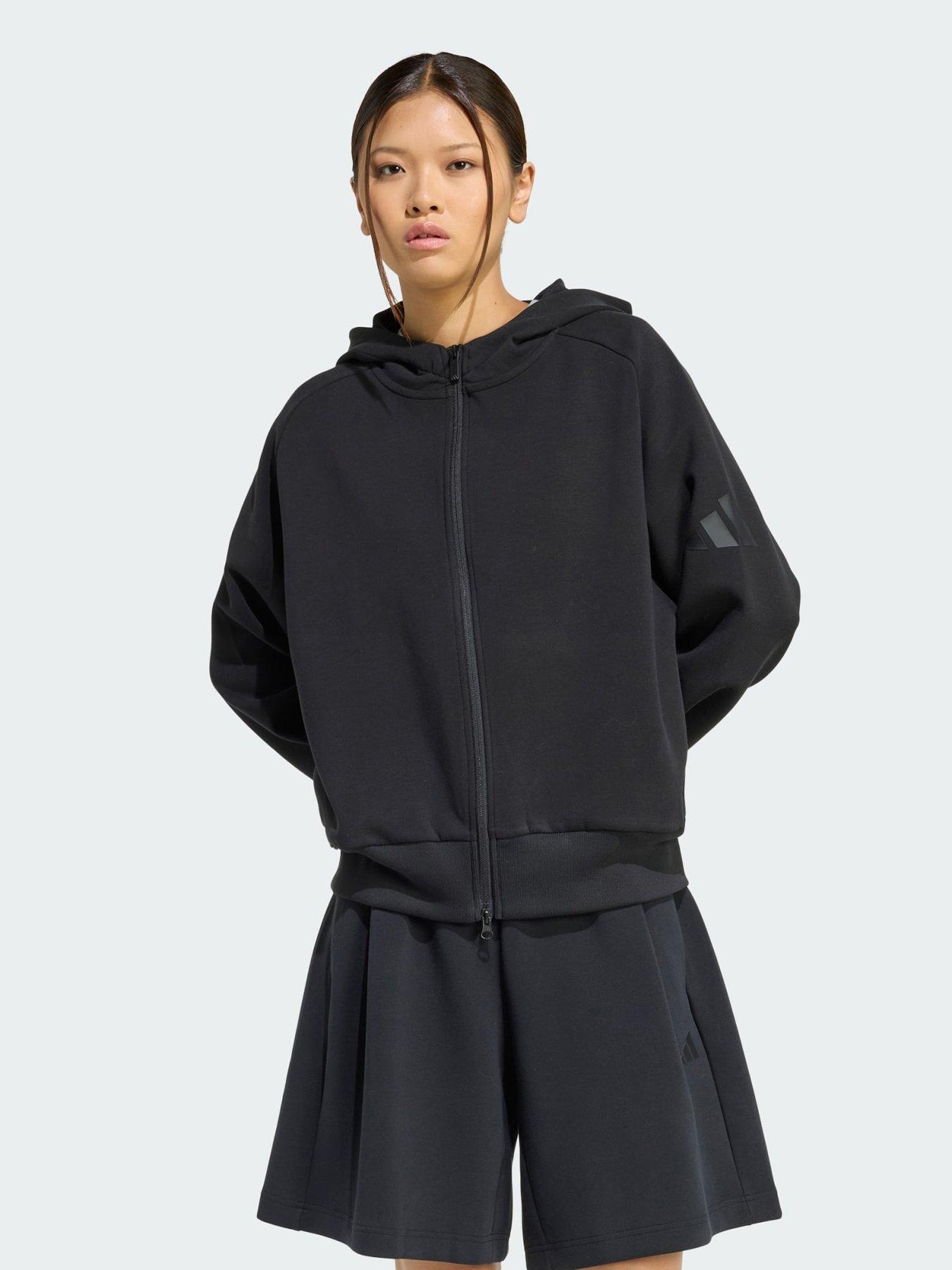 adidas Soft Lux Full-Zip Hoodie