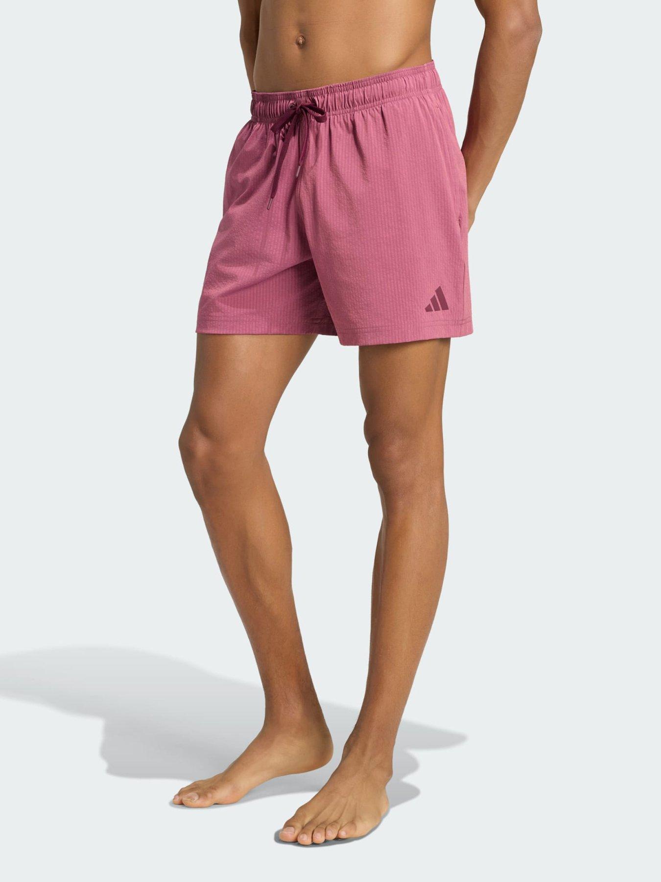 adidas Iridescent Seersucker Swim Shorts 5 Inch