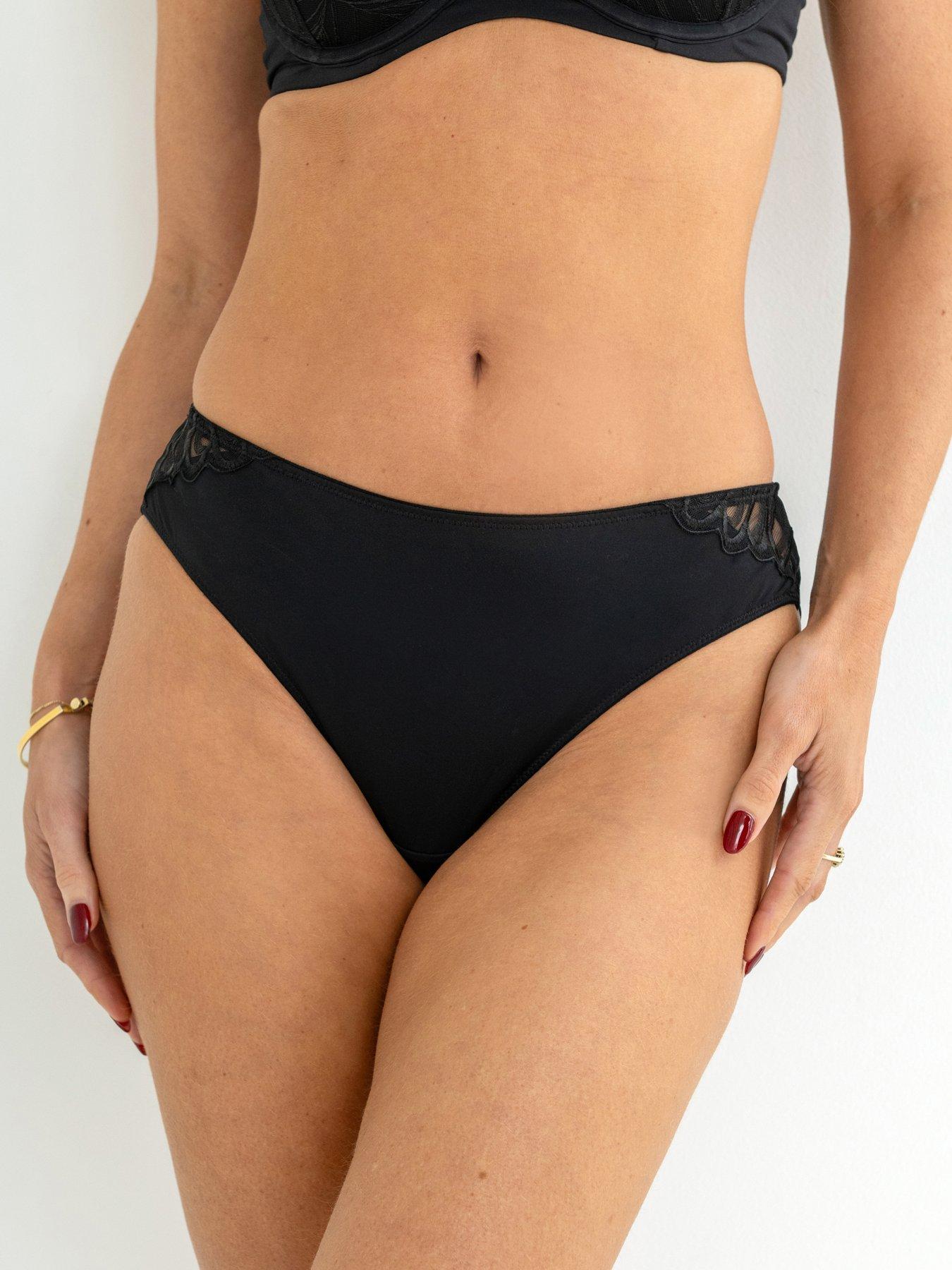 Pour Moi Olivia Embroidery No VPL Bikini Brief