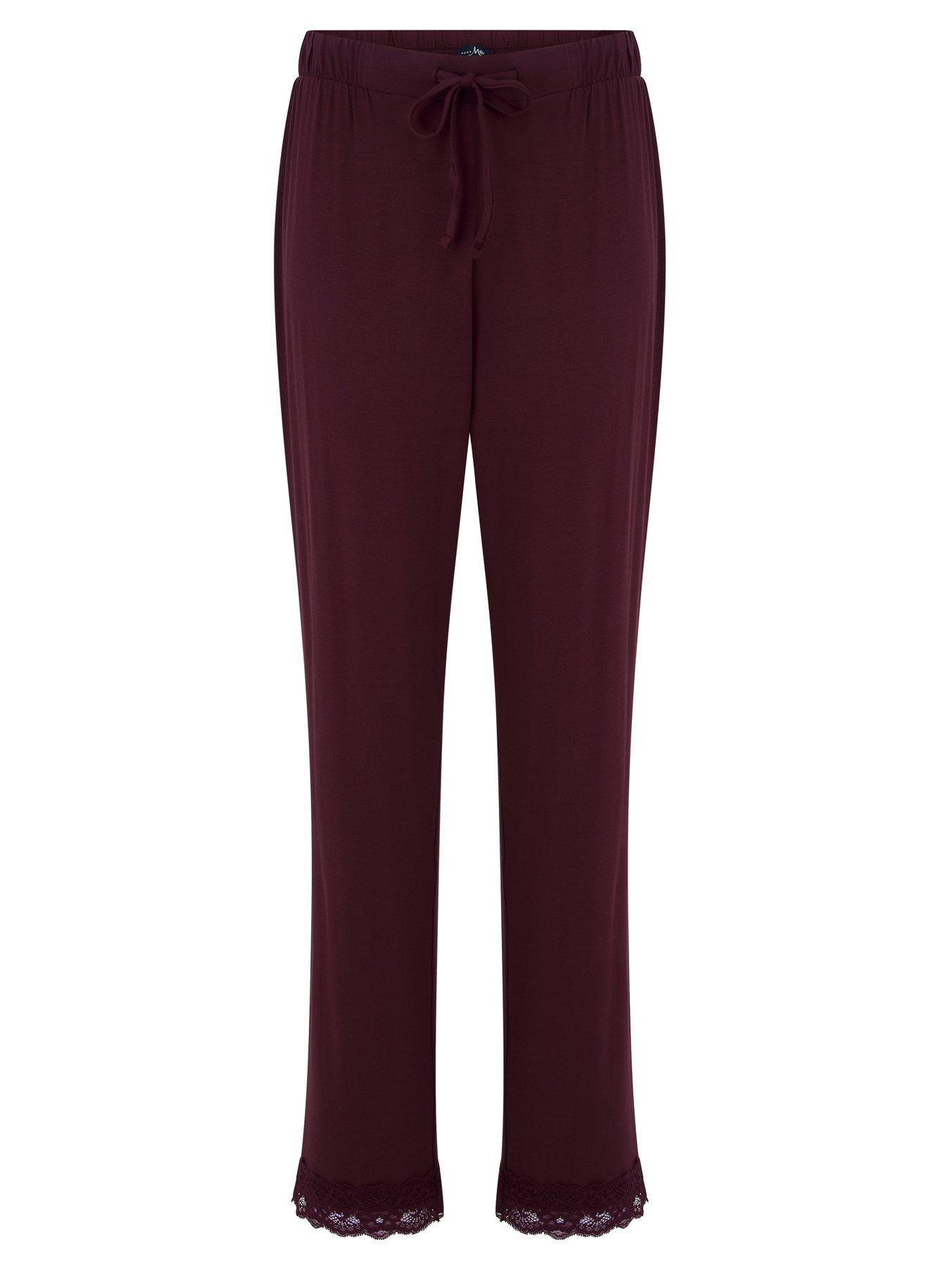 Image 3 of 4 of Pour Moi Sofa Loves Lace Soft Jersey Trouser