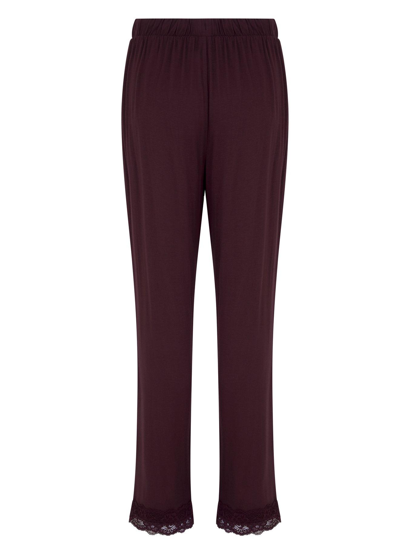 Image 4 of 4 of Pour Moi Sofa Loves Lace Soft Jersey Trouser