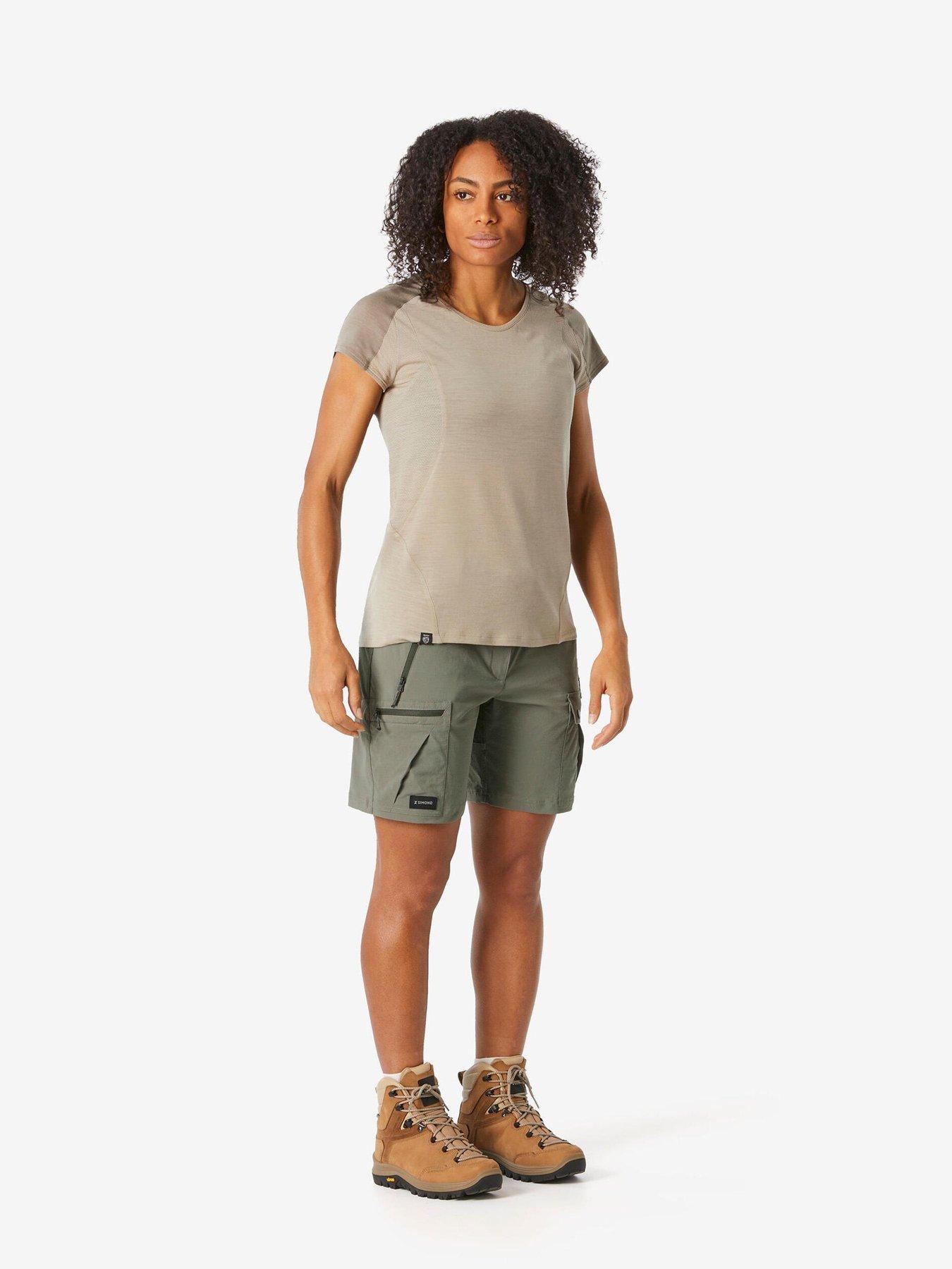 Decathlon Women's trekking shorts MT500 - Khaki