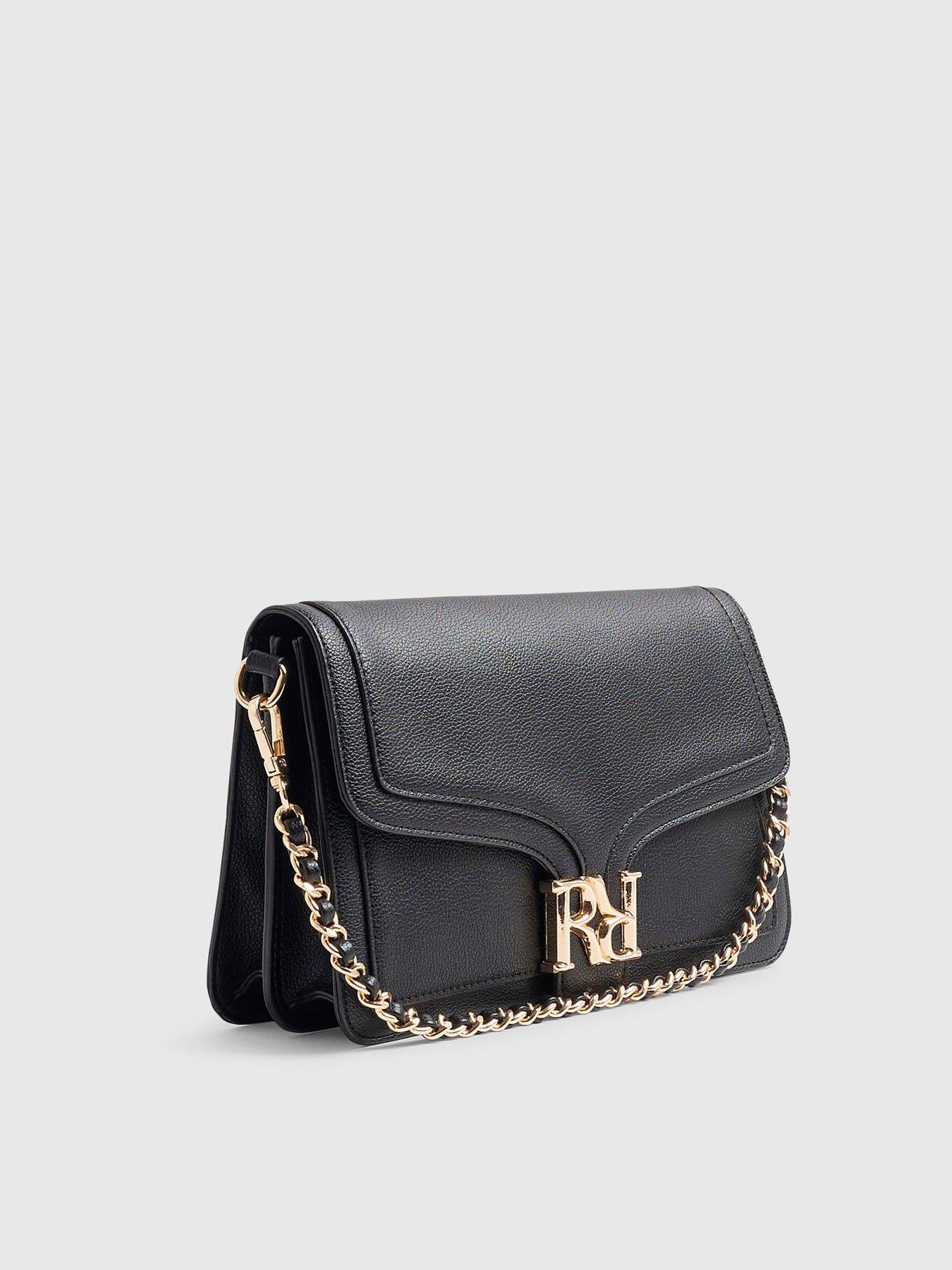 Image 3 of 5 of River Island Rr Flap Front Shoulder Bag - Black