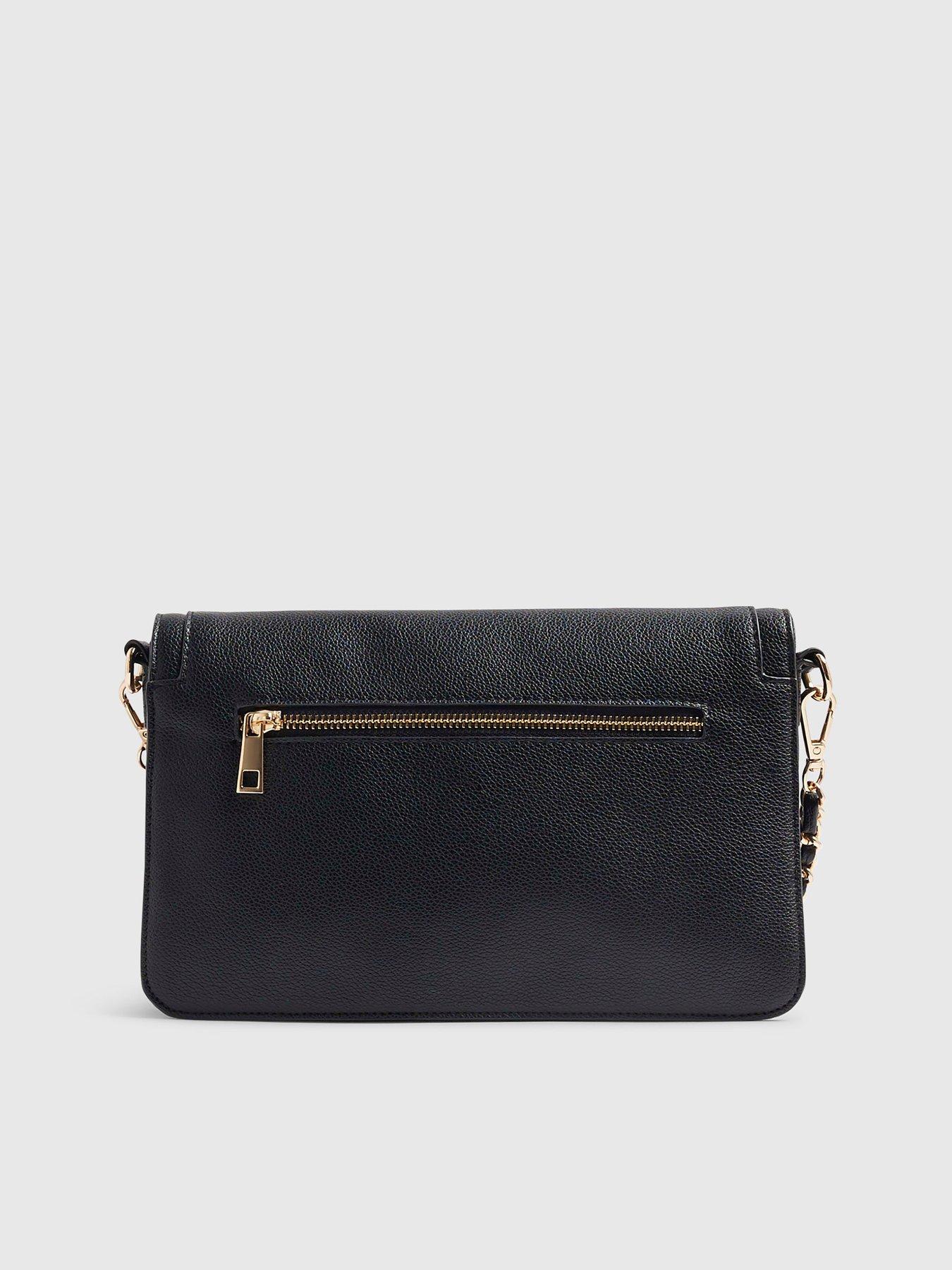 Image 4 of 5 of River Island Rr Flap Front Shoulder Bag - Black