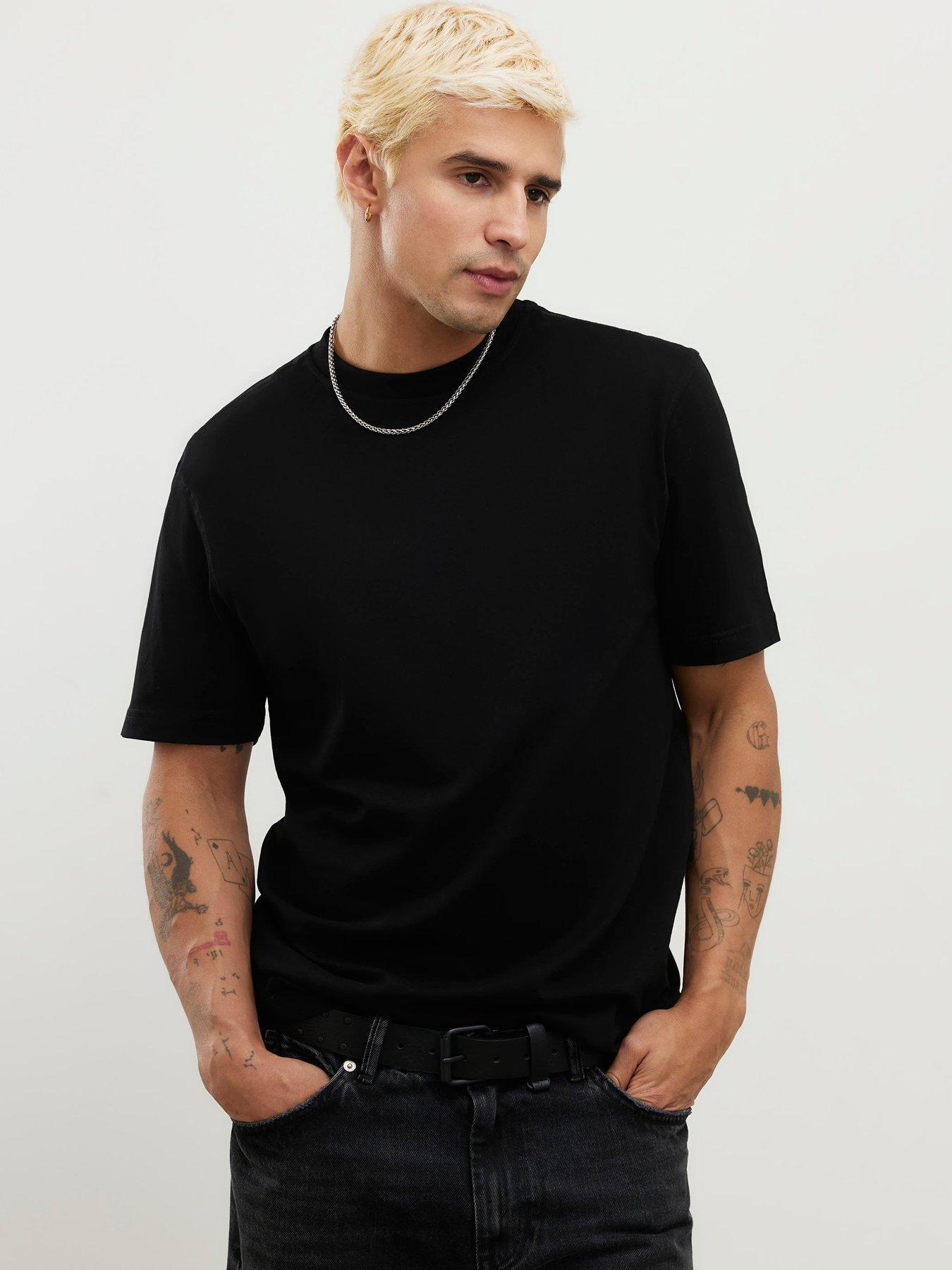 River Island Slim Fit Crew Neck T-shirt 3 Pack