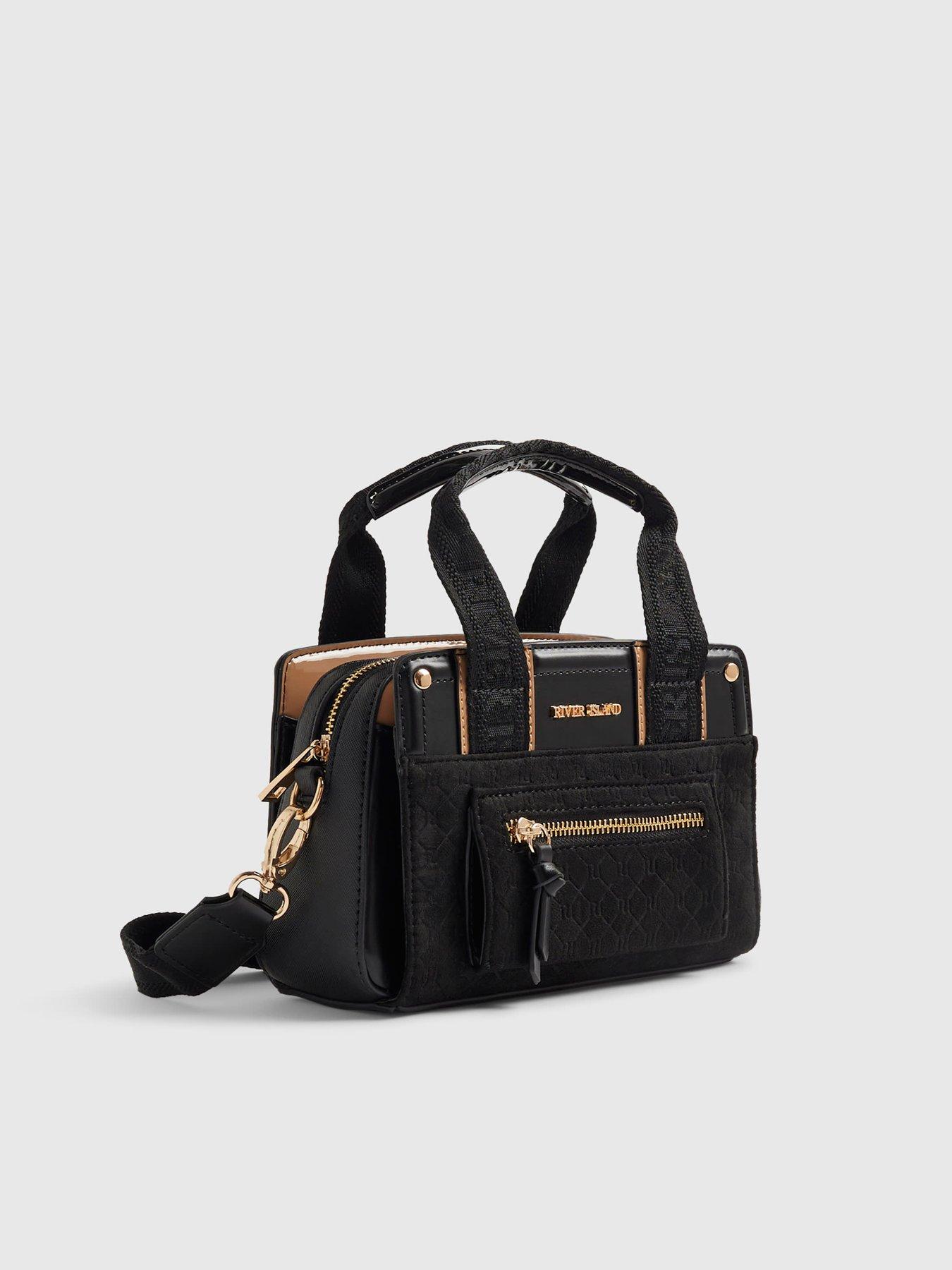 Image 2 of 4 of River Island Webbing Handle Tote Crossbody Bag