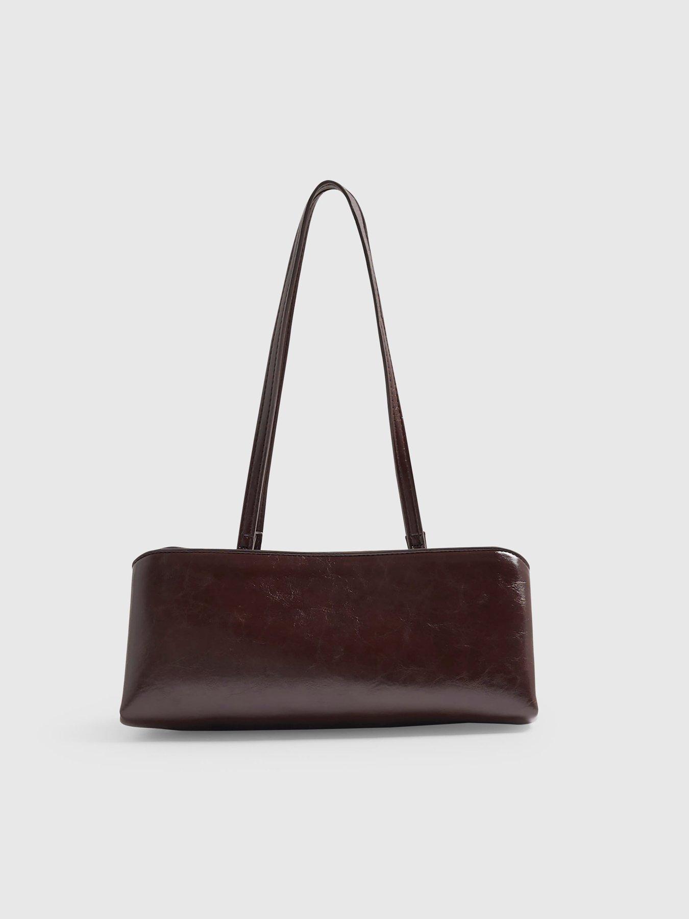 Image 3 of 5 of River Island Red Metal Frame Shoulder Bag