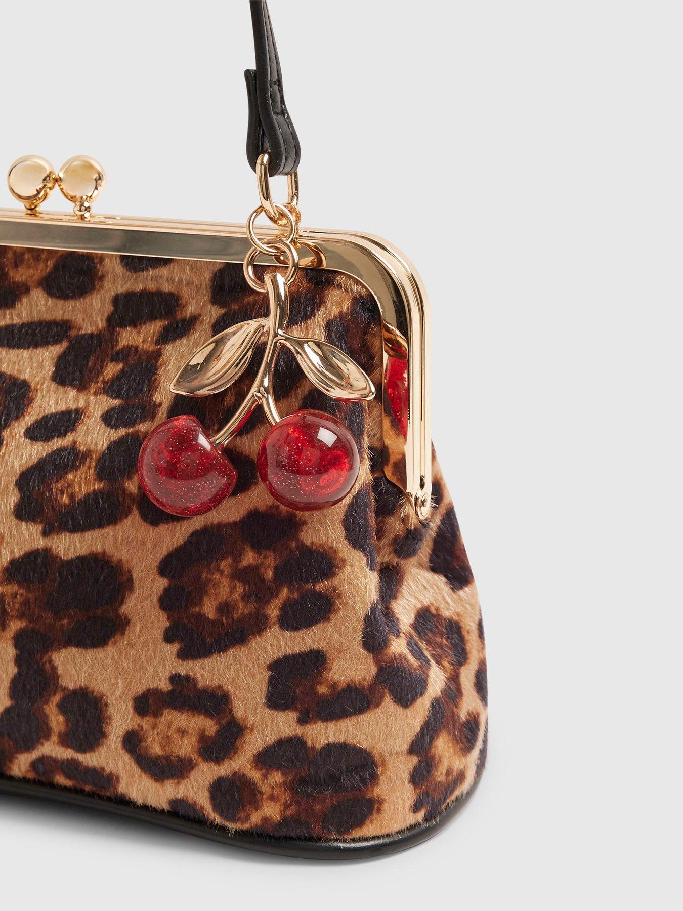 Image 5 of 5 of River Island Leopard Print Framed Clutch Bag