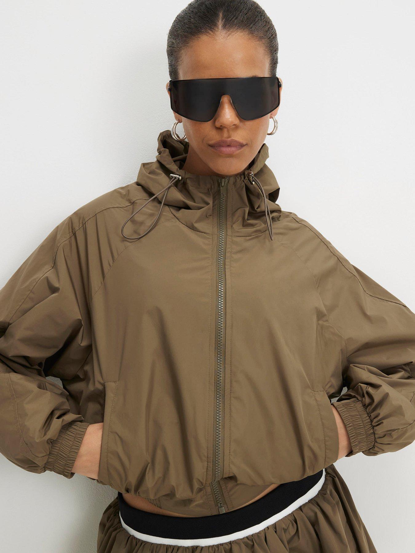River Island Nylon Hooded Jacket