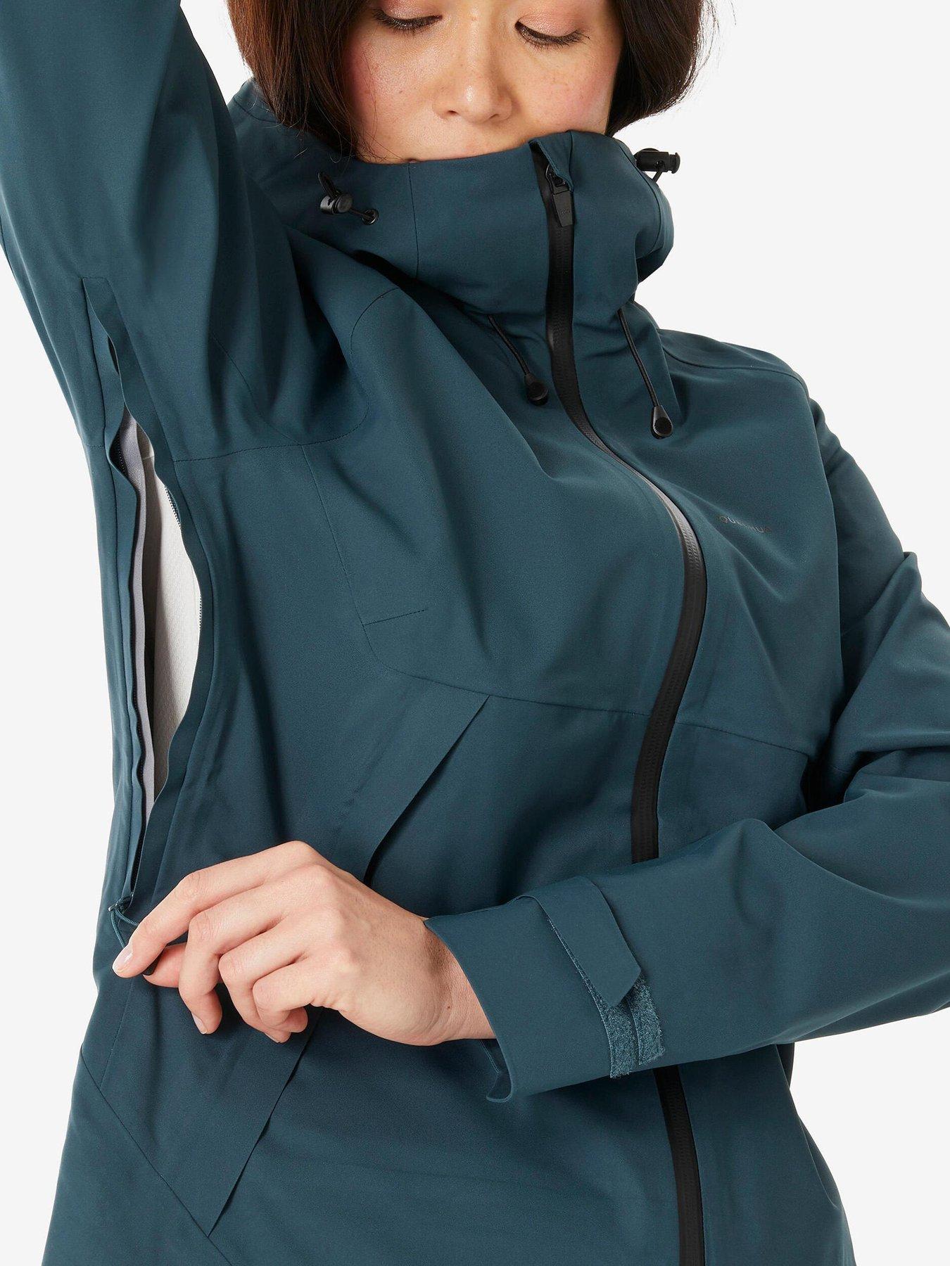 Image 7 of 7 of Decathlon Womens Waterproof Hiking Jacket MH500 - Green