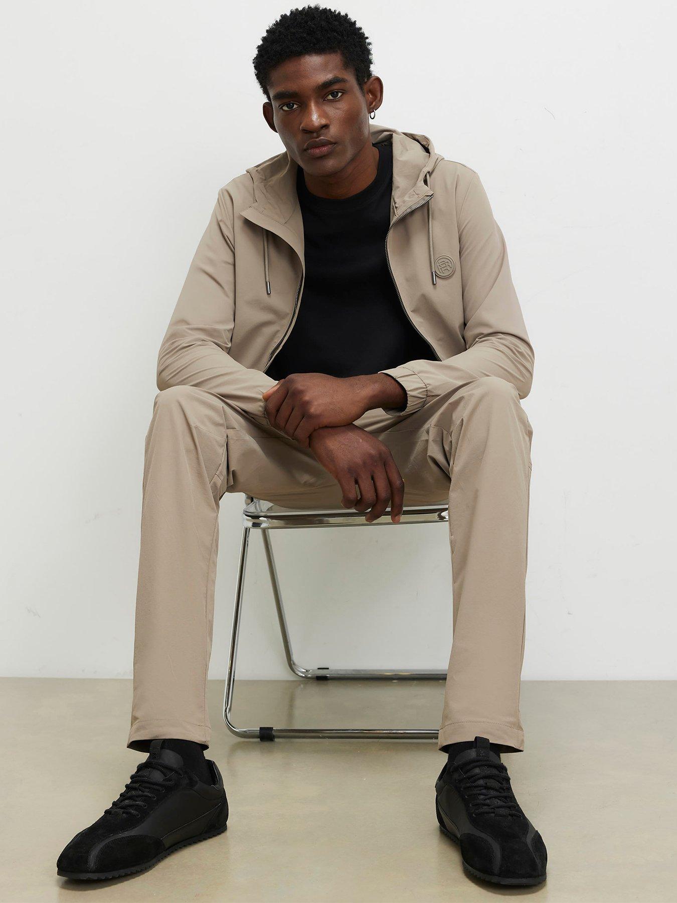 River Island Beige Skinny Fit Cargo Trousers