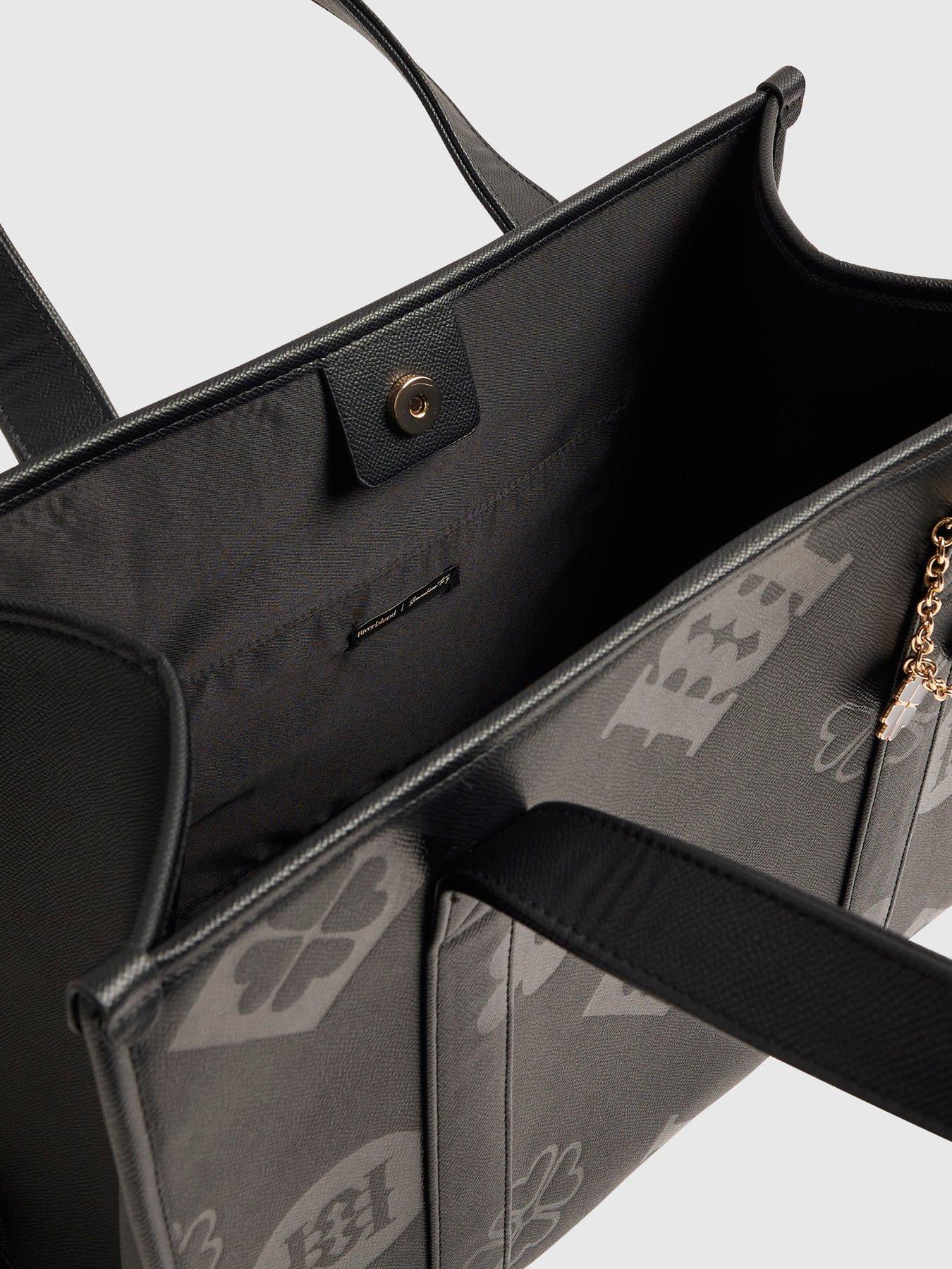 Image 5 of 5 of River Island Logo Embossed Large Tote Bag Set.