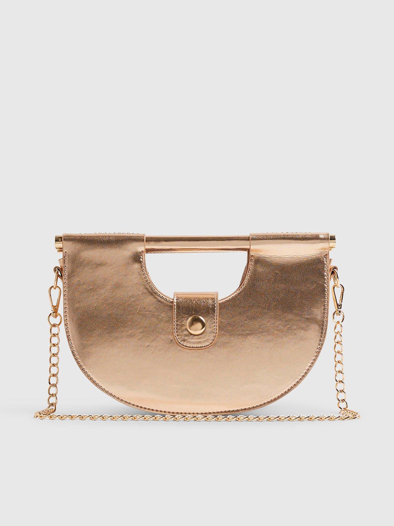 River Island Crystal Tube Clutch Bag.