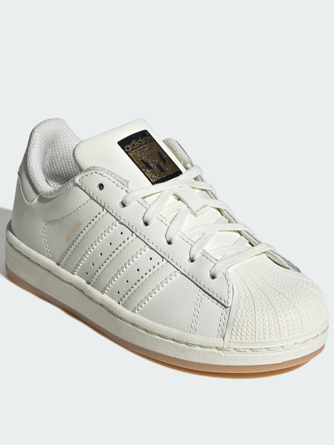 adidas Superstar Messi Kids Shoes - Off White
